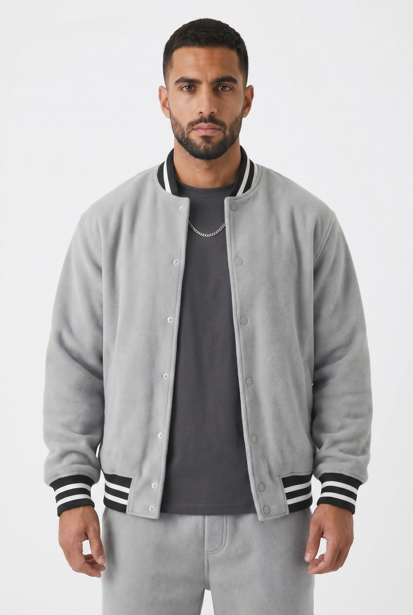 Men's Varsity Bomber Jacket & Joggers 2-Piece Set | Blackstone London