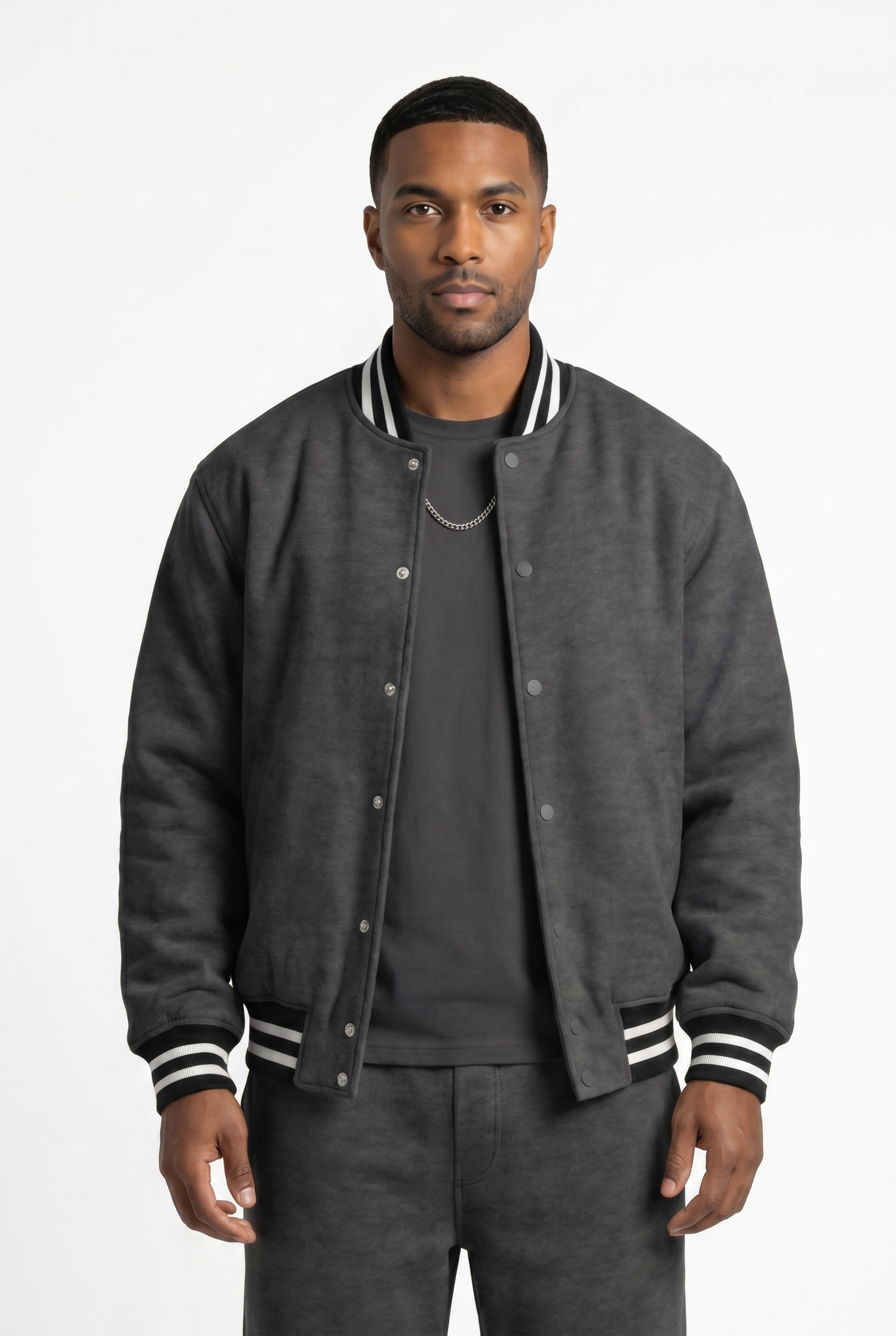 Men's Varsity Bomber Jacket & Joggers 2-Piece Set | Blackstone London