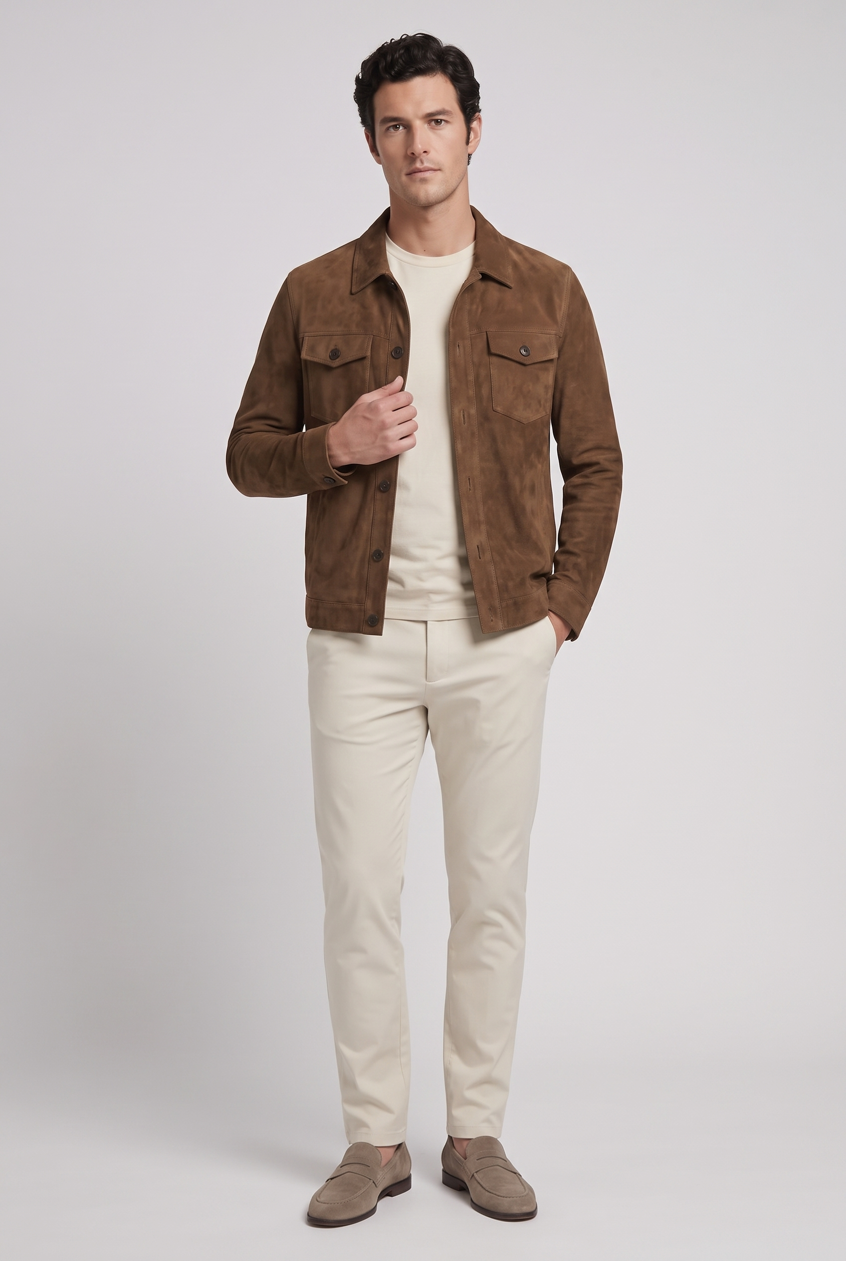 Brown Suede