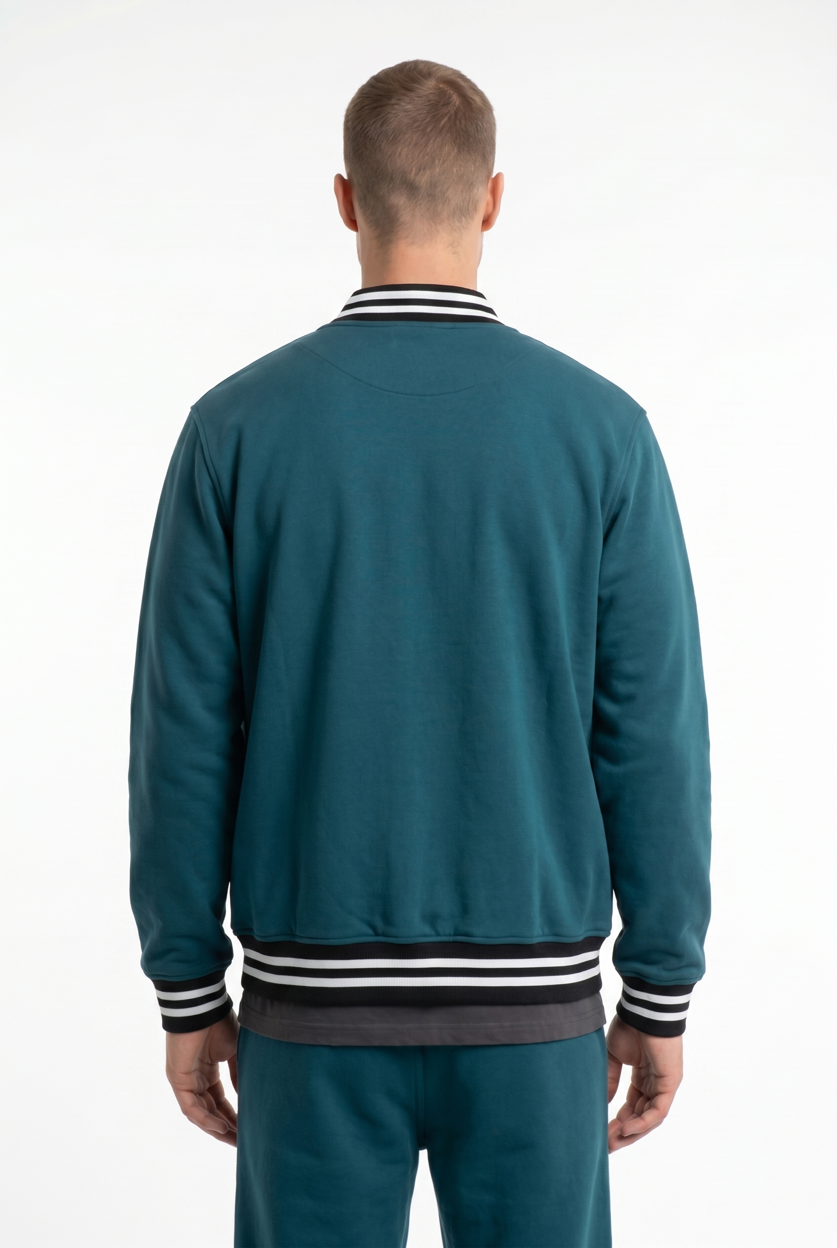 Men's Varsity Bomber Jacket & Joggers 2-Piece Set | Blackstone London