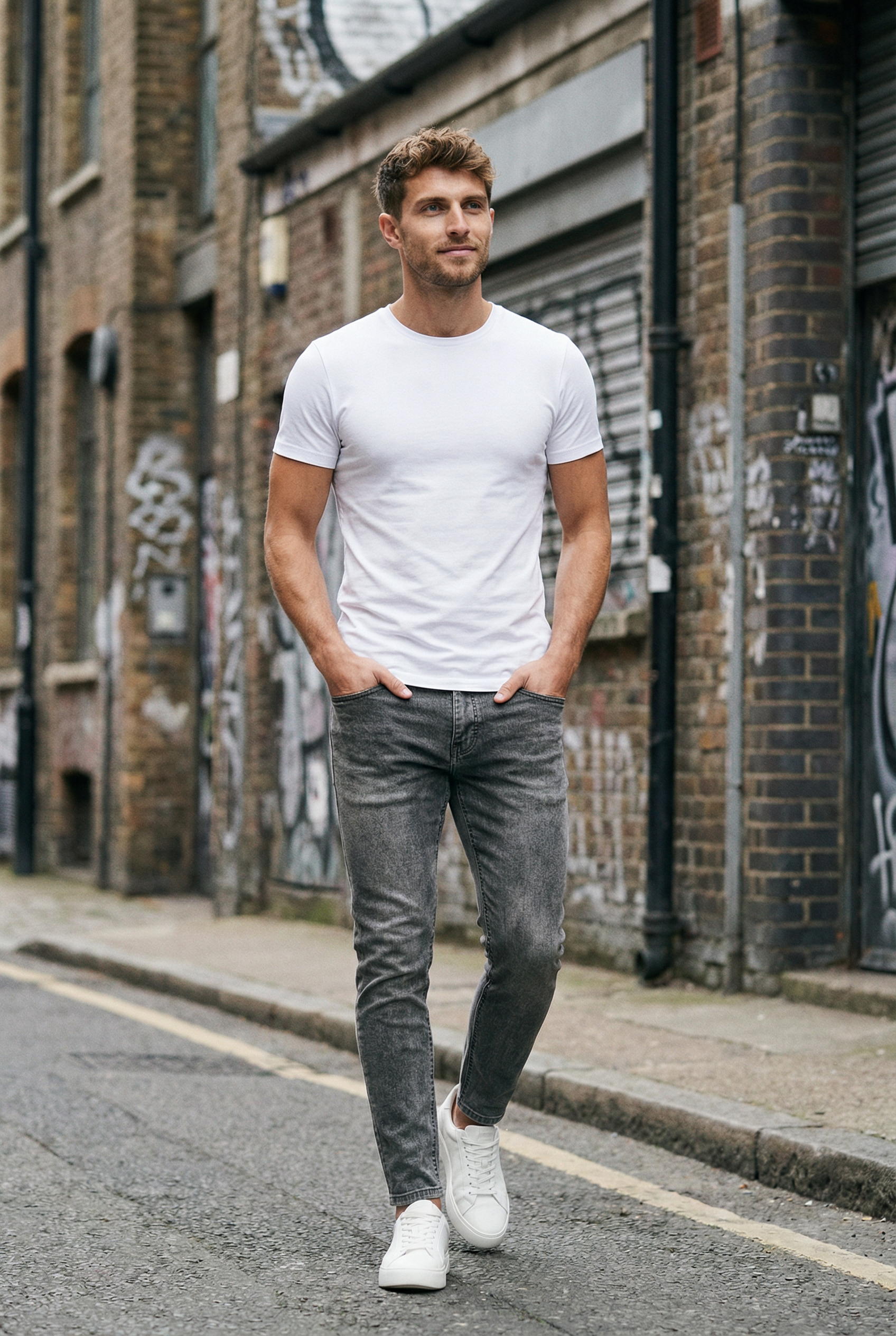 Men's Slim Fit Stretch Jeans | Blackstone London