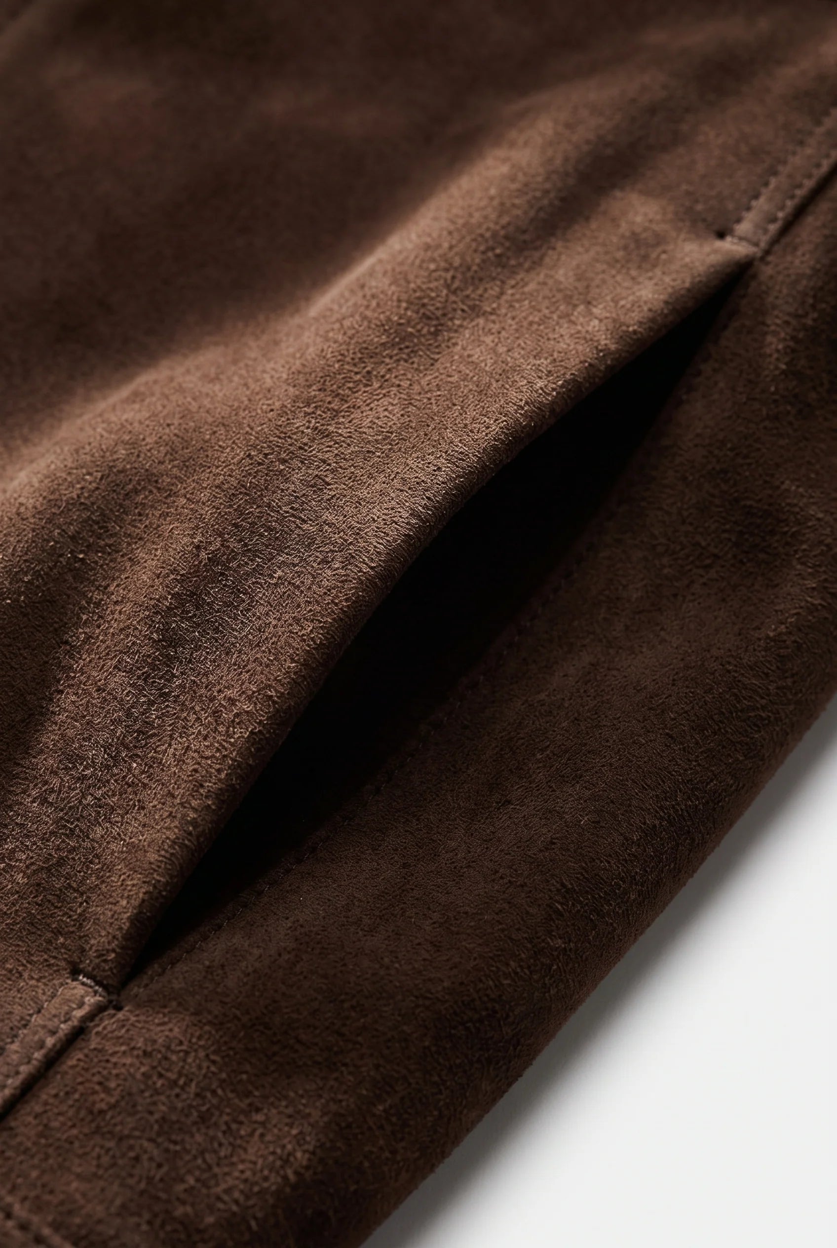 Dark Brown Suede