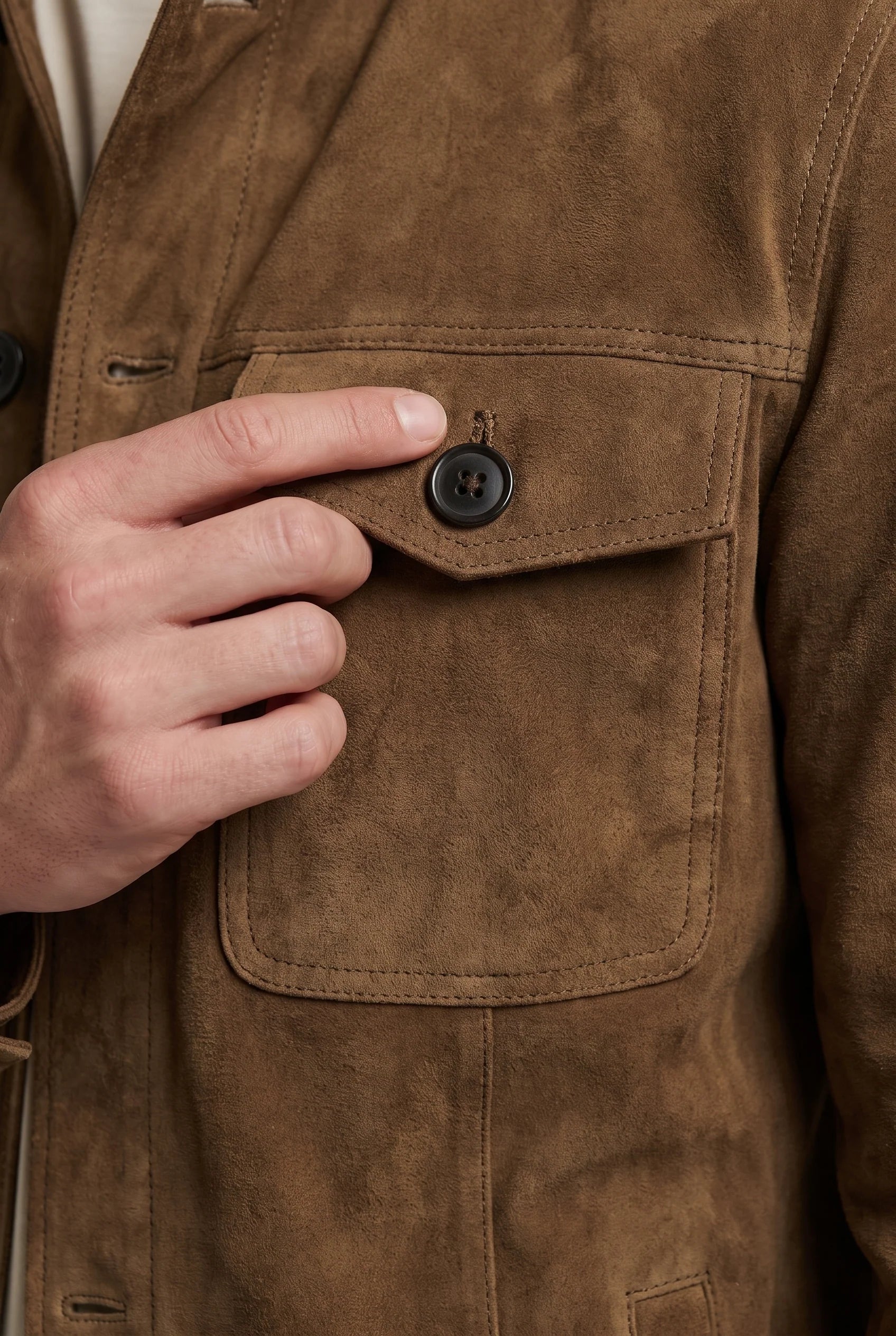 Brown Suede