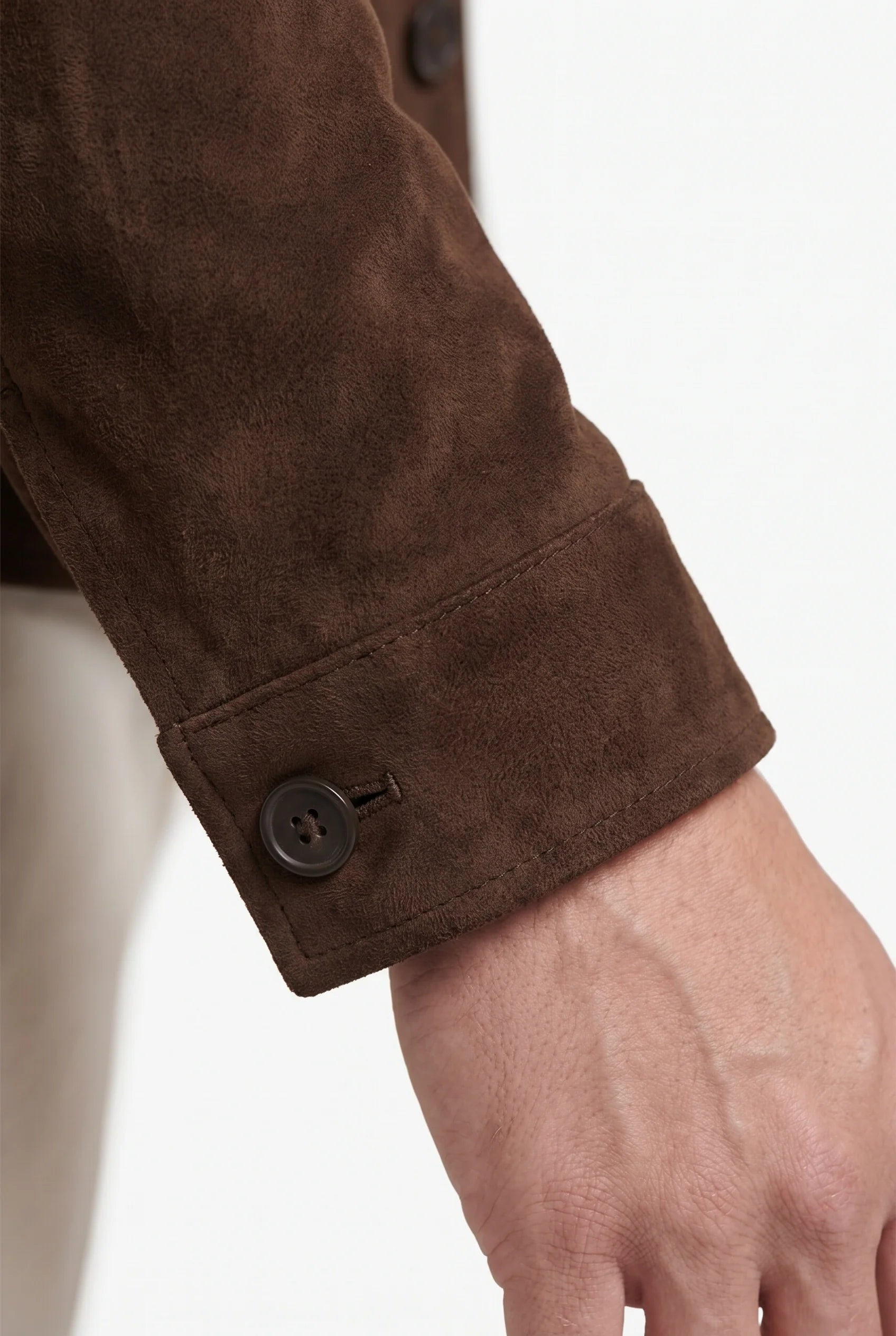 Dark Brown Suede