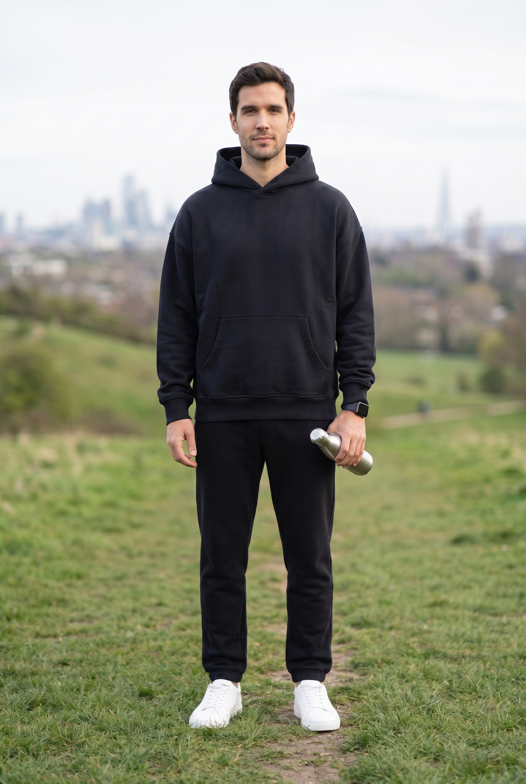 Men's Aventus Fleece Pullover Hoodie | Blackstone London
