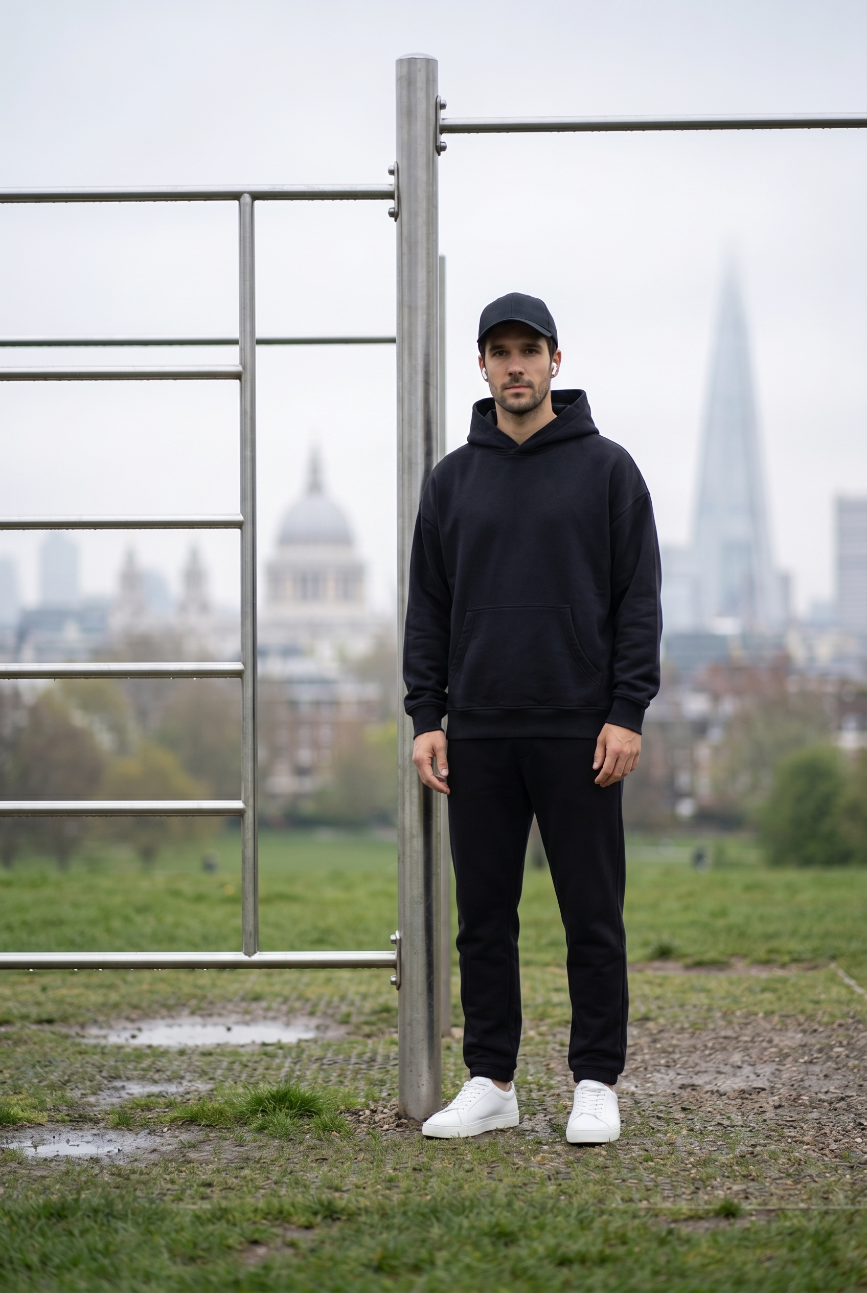 Men's Aventus Fleece Pullover Hoodie | Blackstone London
