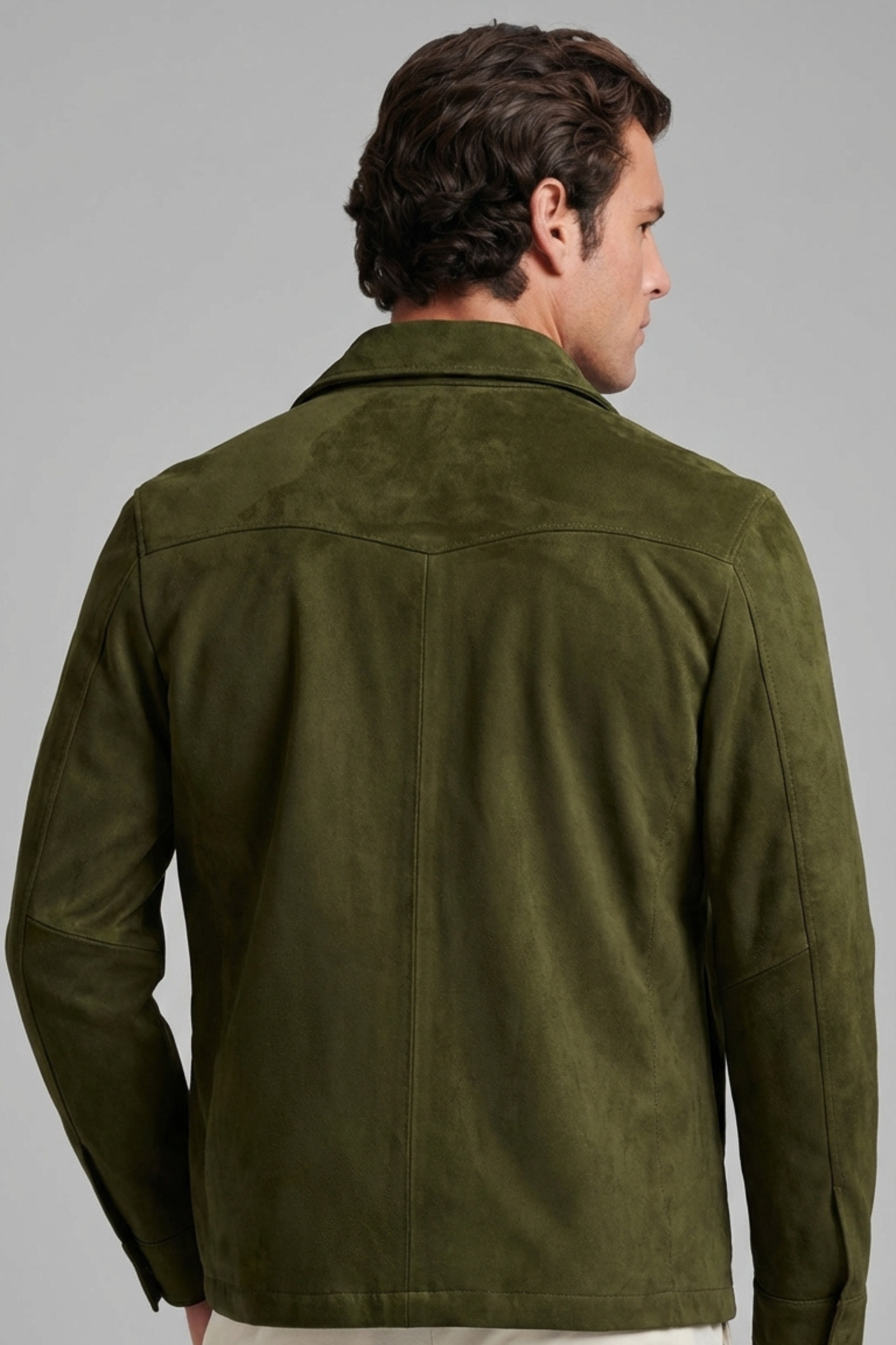 Men's Suede Trucker Jacket | Blackstone London