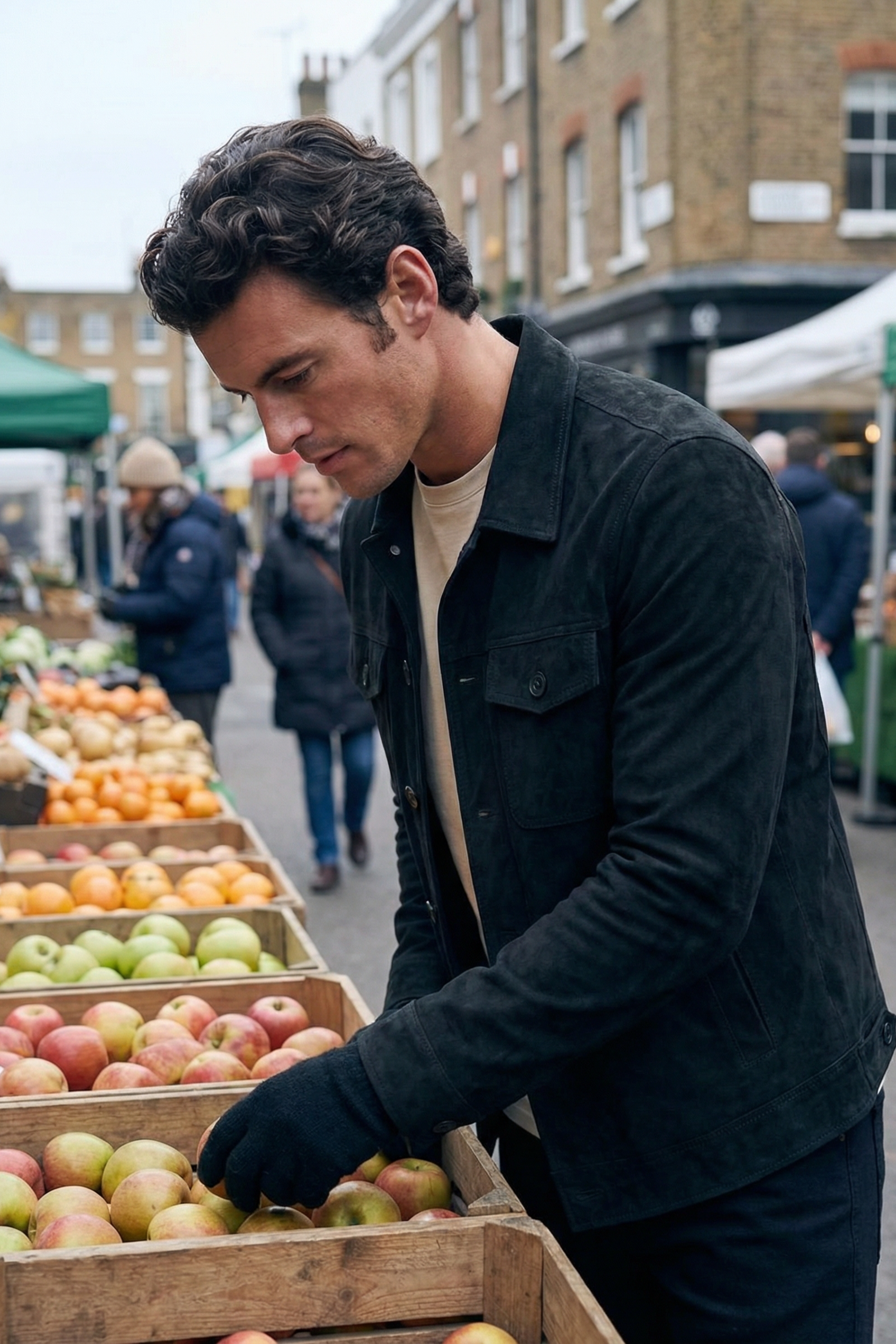 Men's Suede Trucker Jacket | Blackstone London