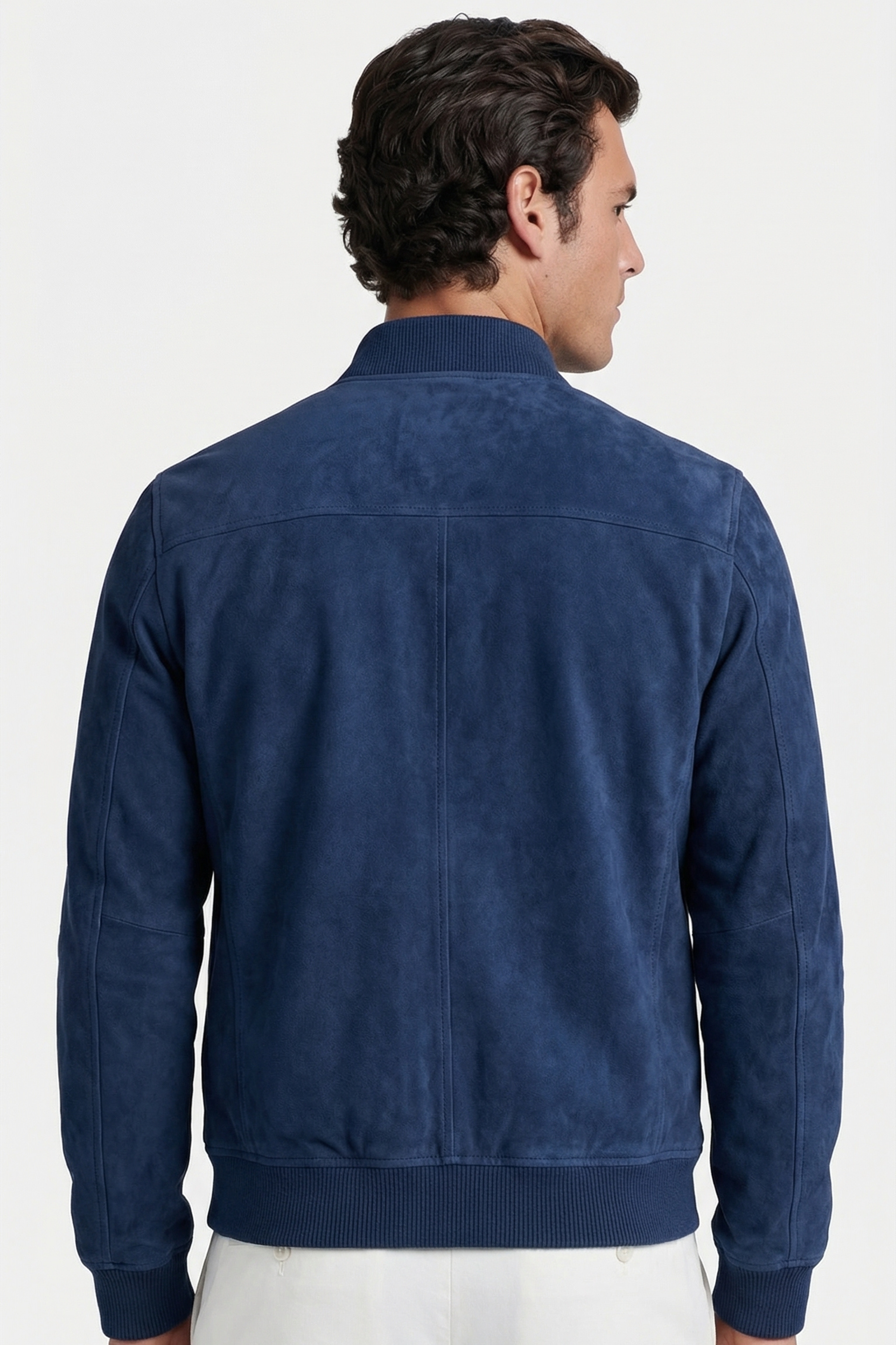 THE ASHFORD MENS SUEDE BOMBER JACKET