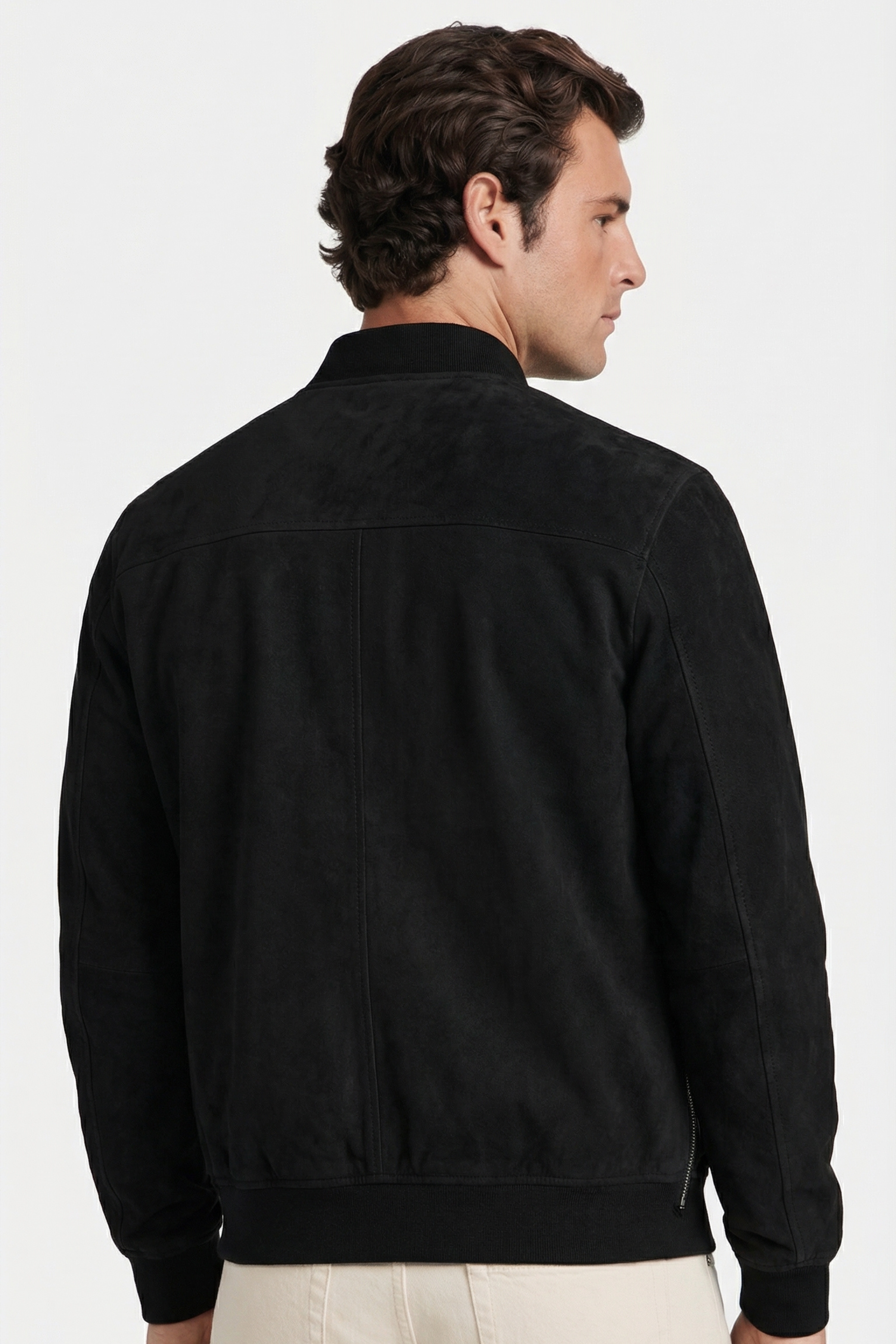THE ASHFORD MENS SUEDE BOMBER JACKET