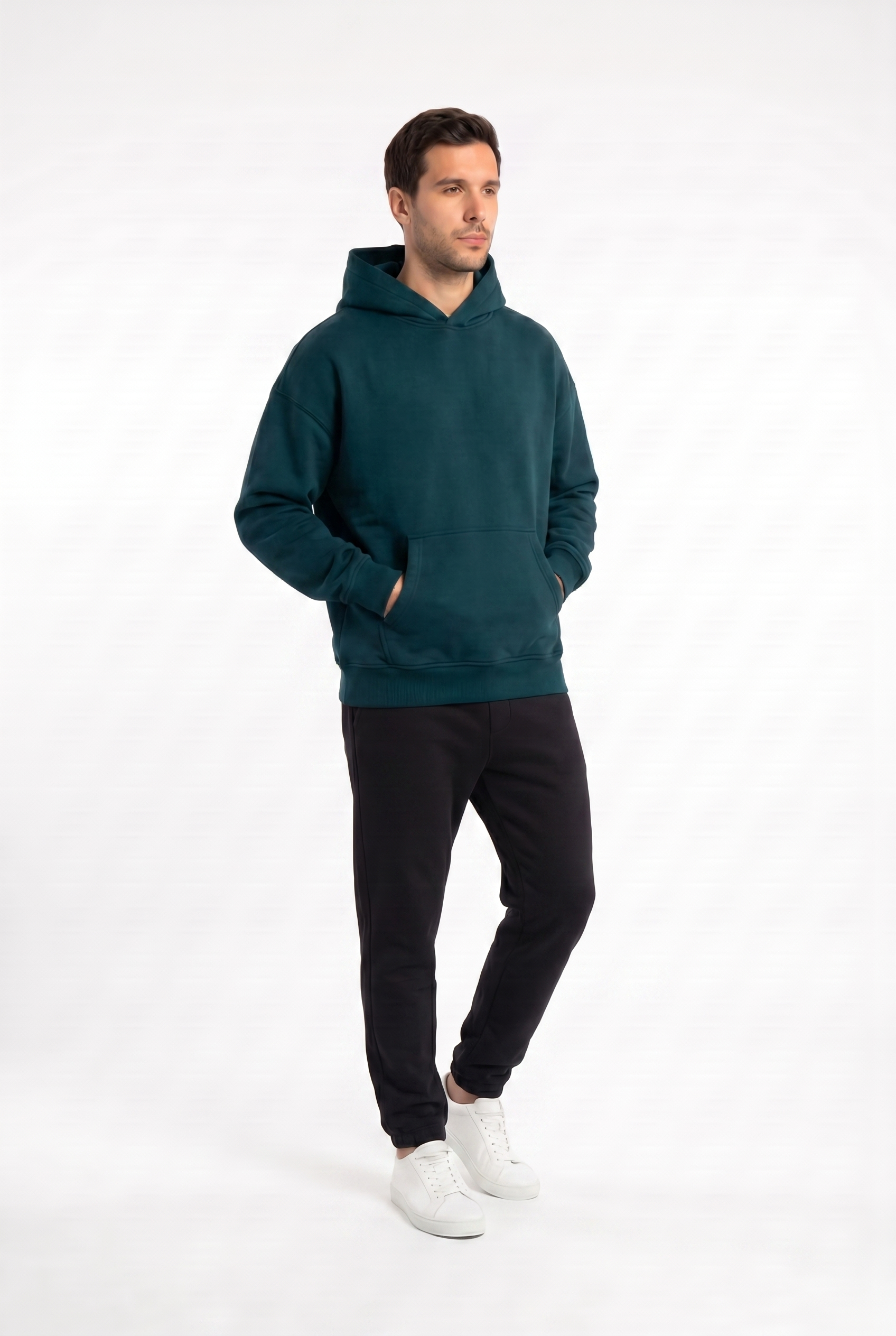 Men's Aventus Fleece Pullover Hoodie | Blackstone London