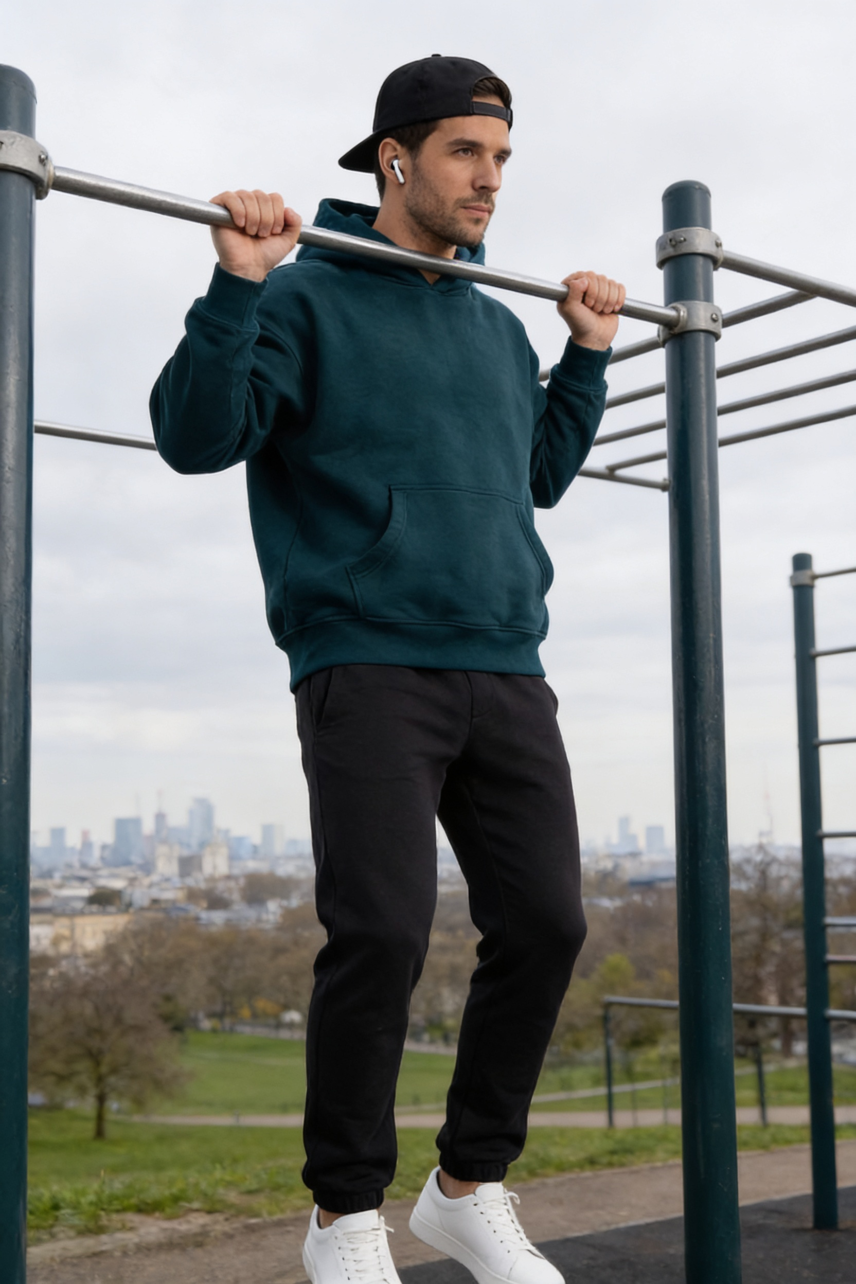 Men's Aventus Fleece Pullover Hoodie | Blackstone London