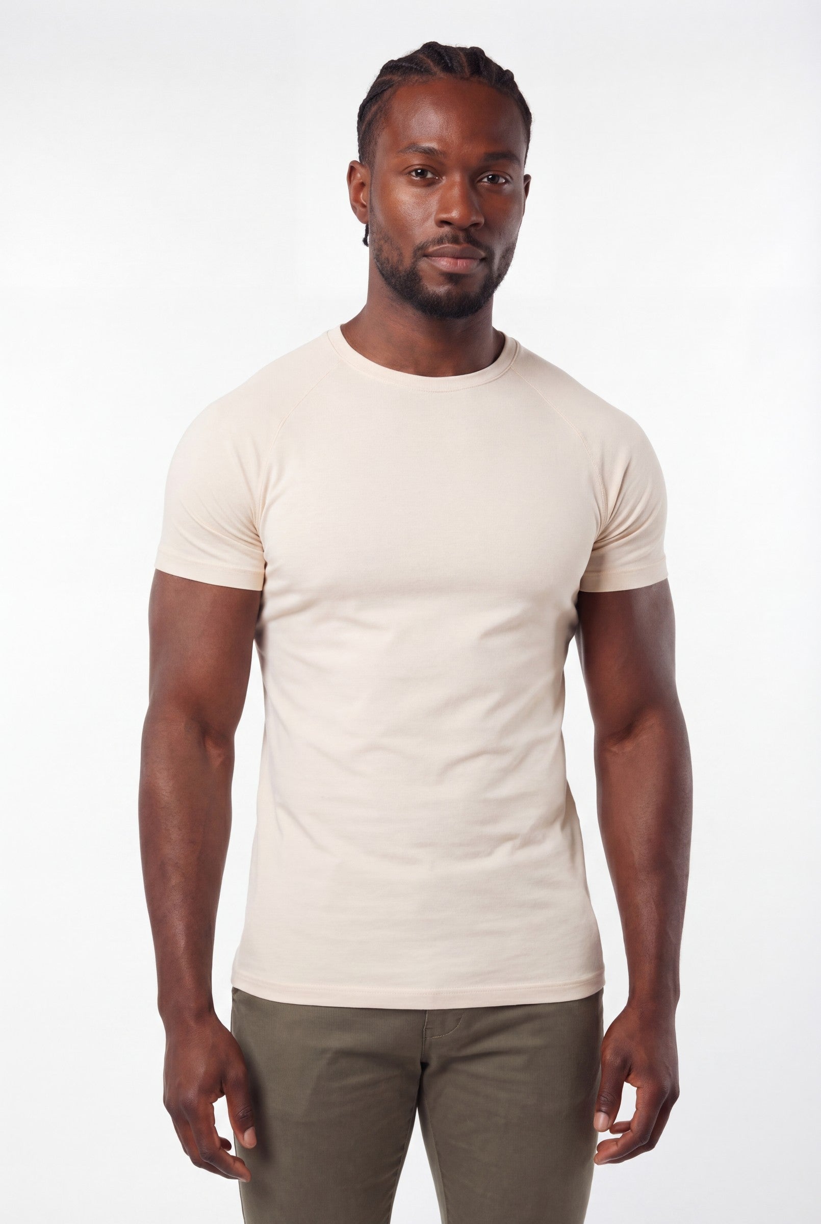 Men's Mercerised Cotton Crewneck T-Shirt | Blackstone London
