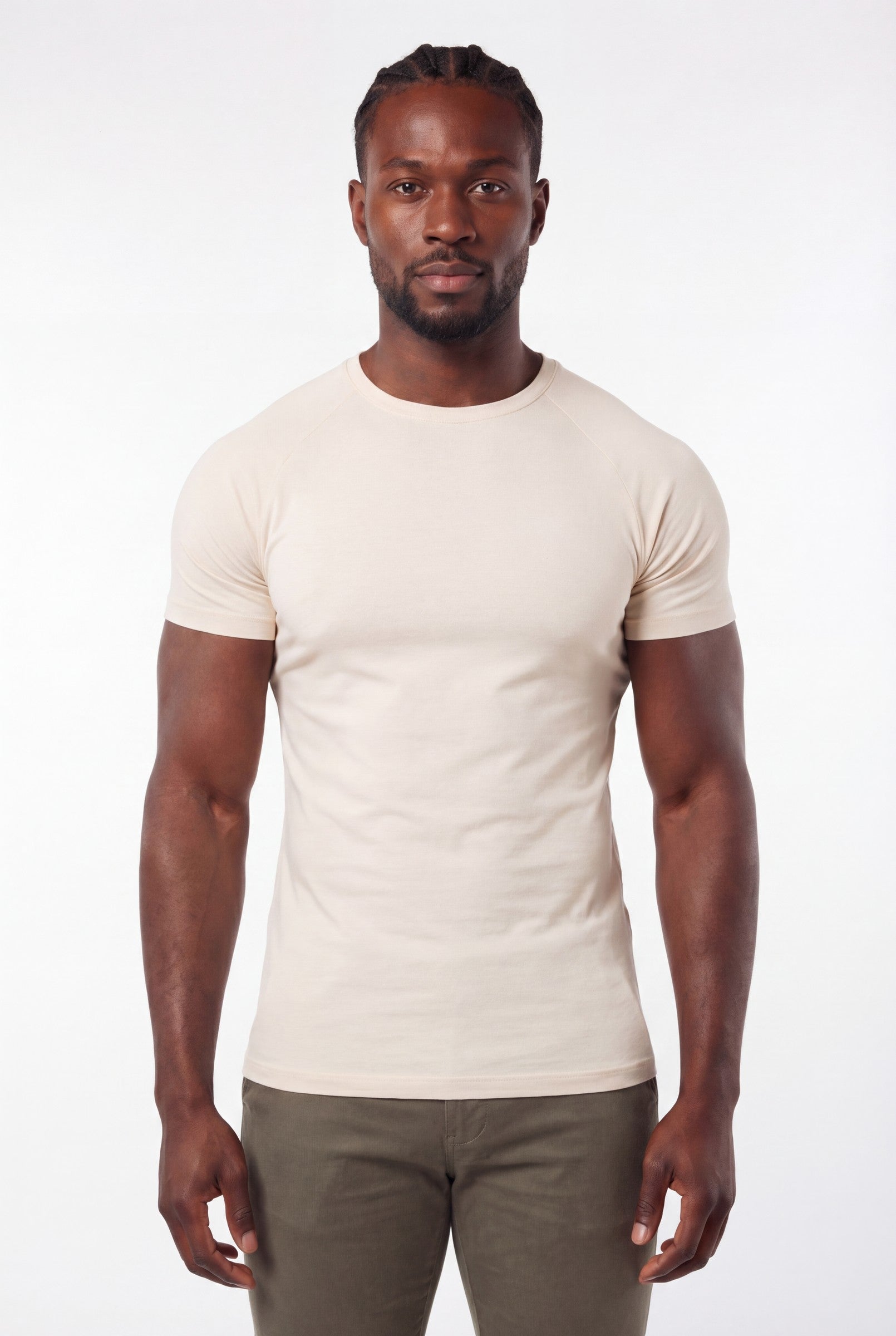 Men's Mercerised Cotton Crewneck T-Shirt | Blackstone London