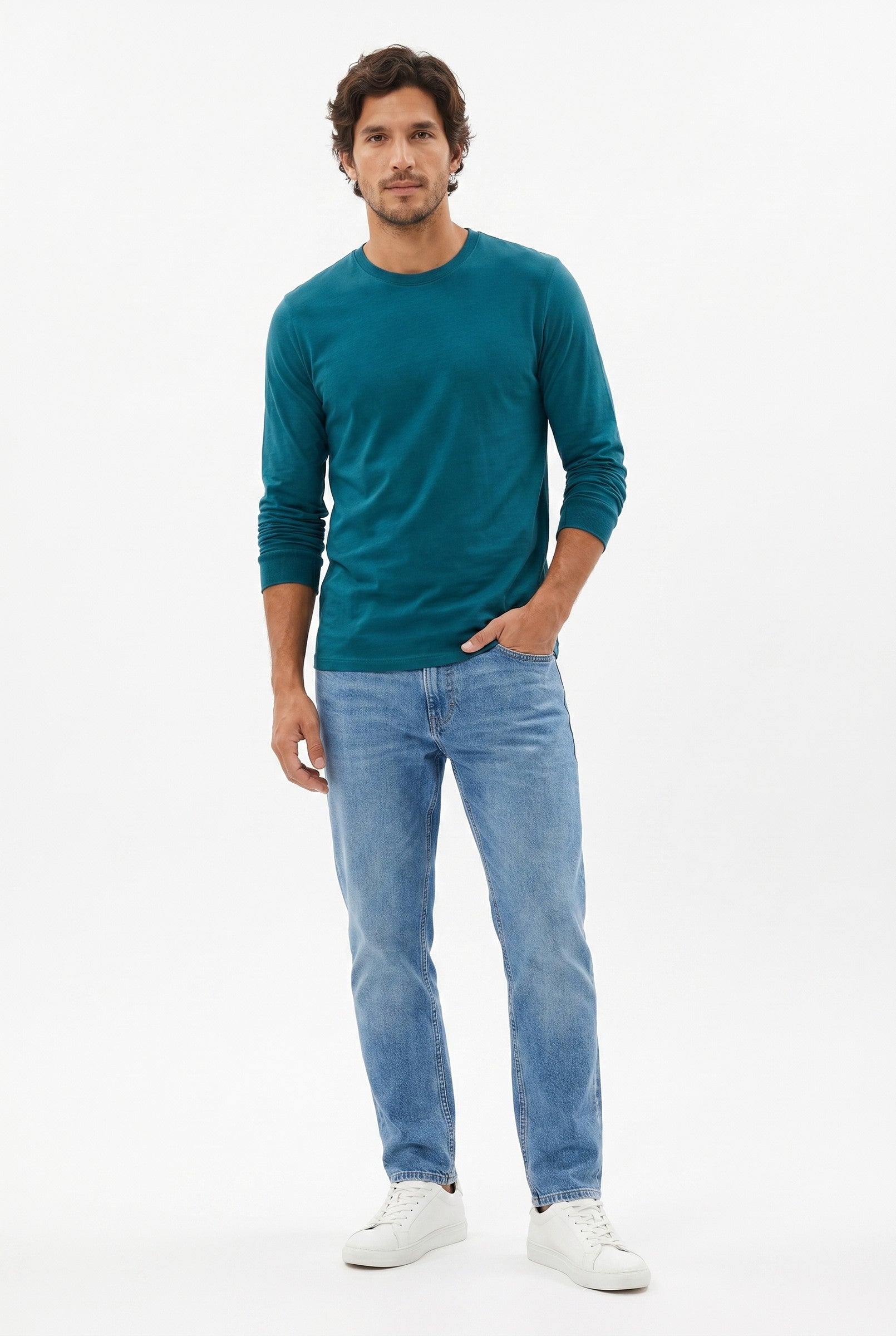Men's Long-Sleeve Modal T-Shirt | Blackstone London