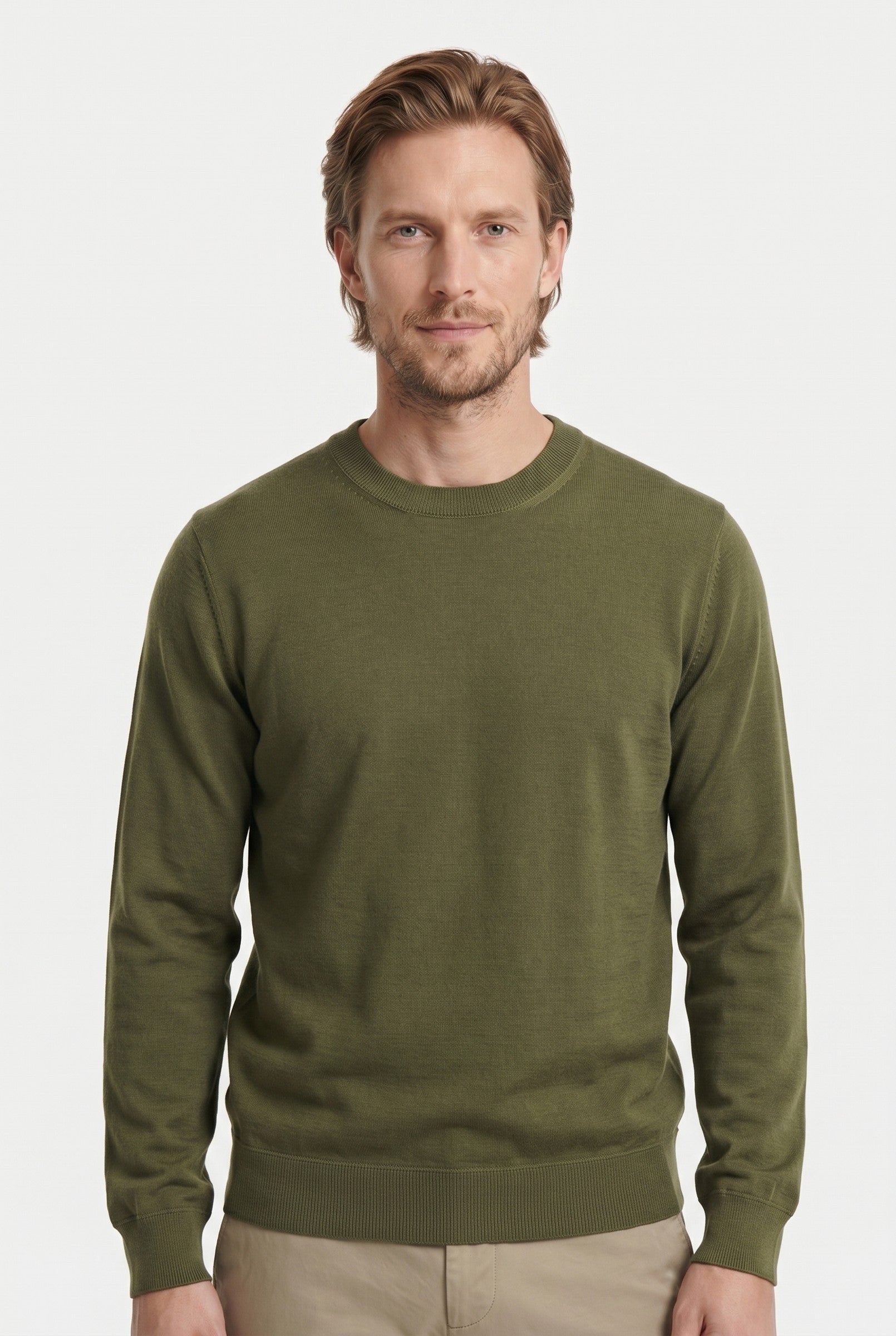 Men's Crew Neck Knit Sweater | Blackstone London