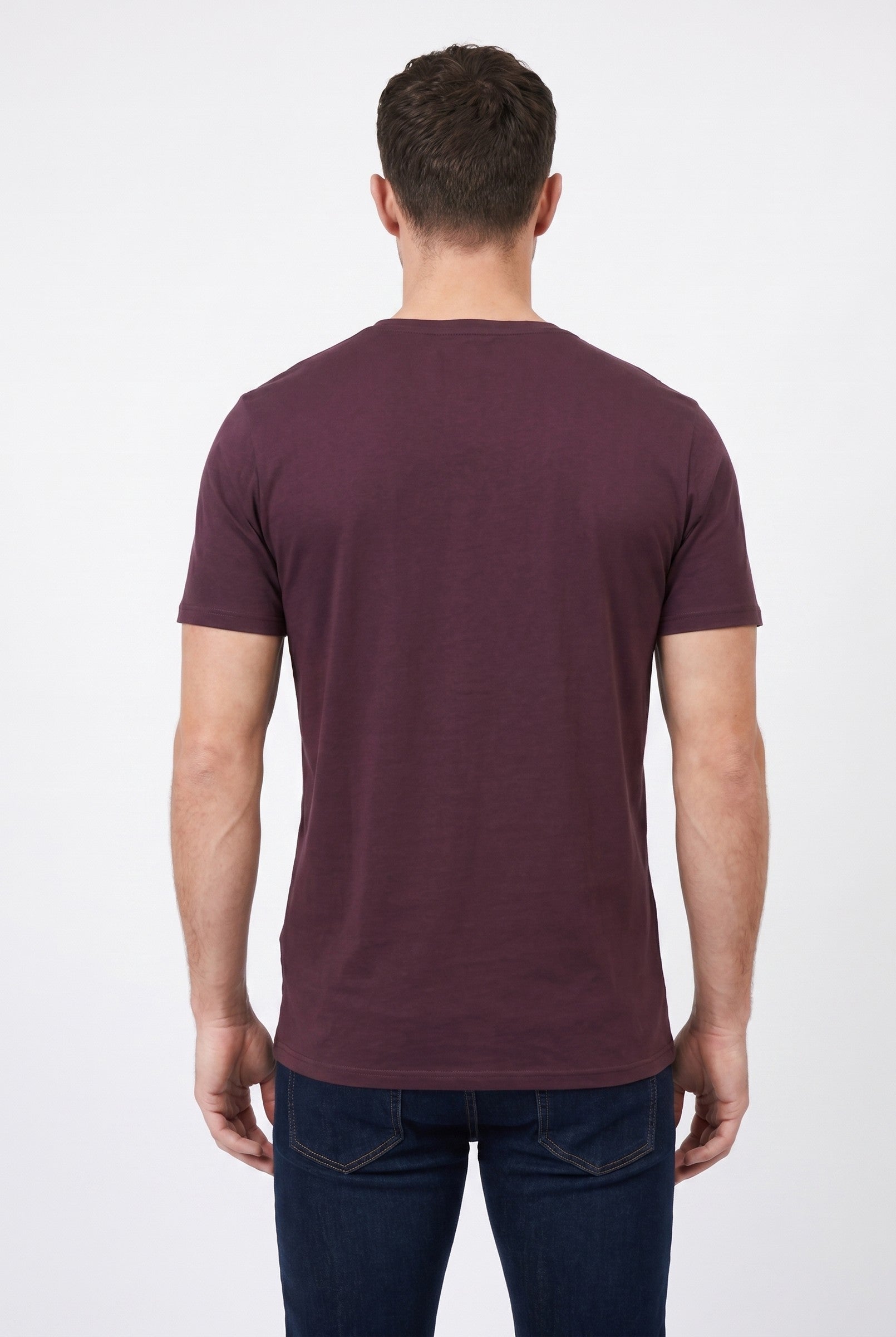 Men's Crew Neck Cotton Tee | Blackstone London