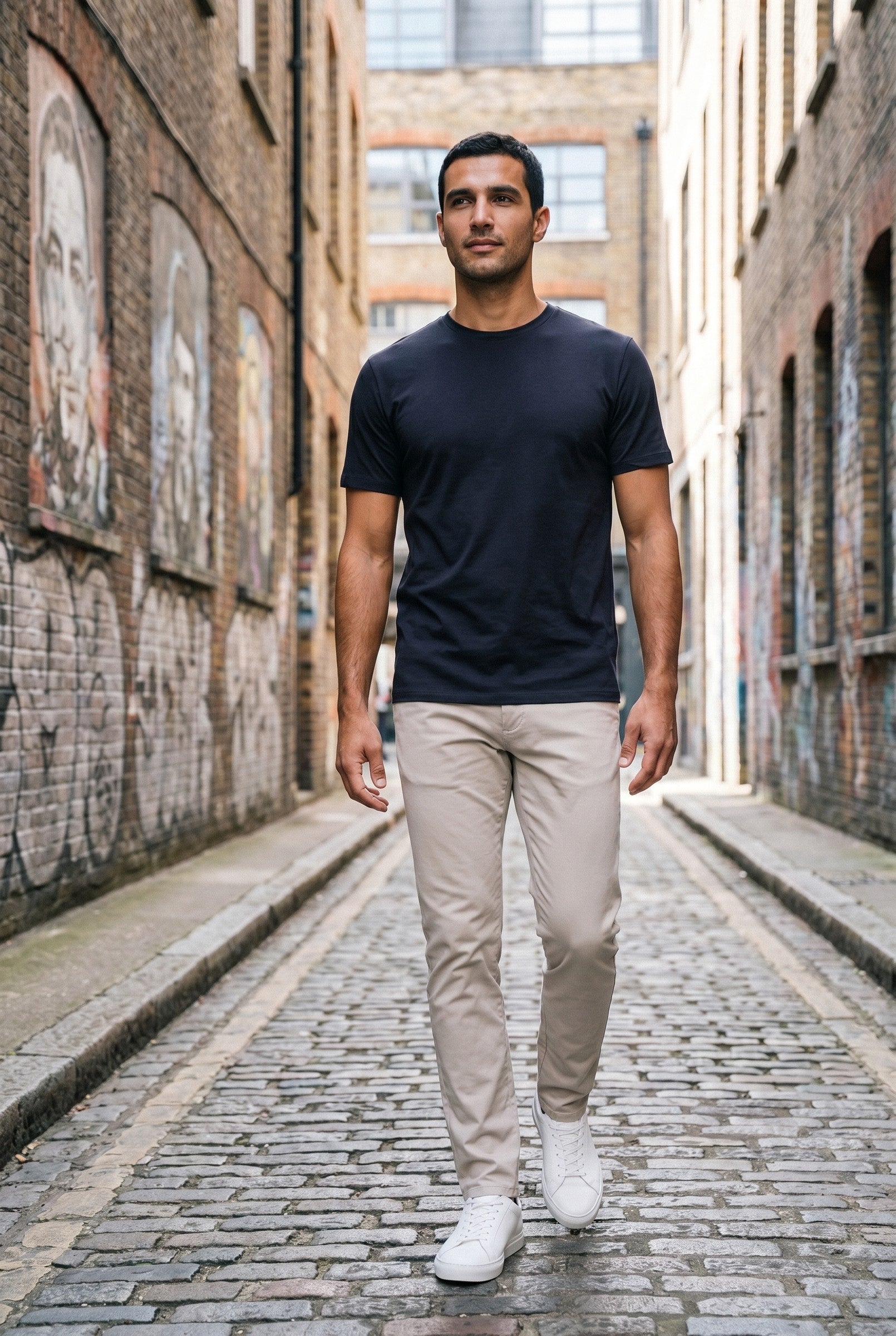 Men's Lightweight Layering Crew T-Shirt | Blackstone London