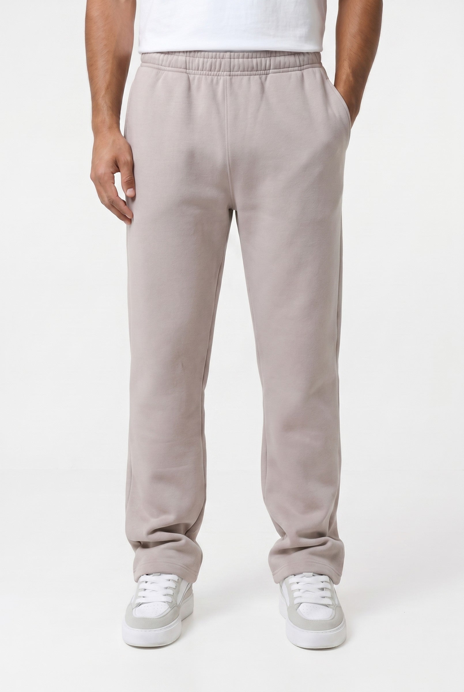 Men's Relaxed Fit Open Hem Joggers | Blackstone London