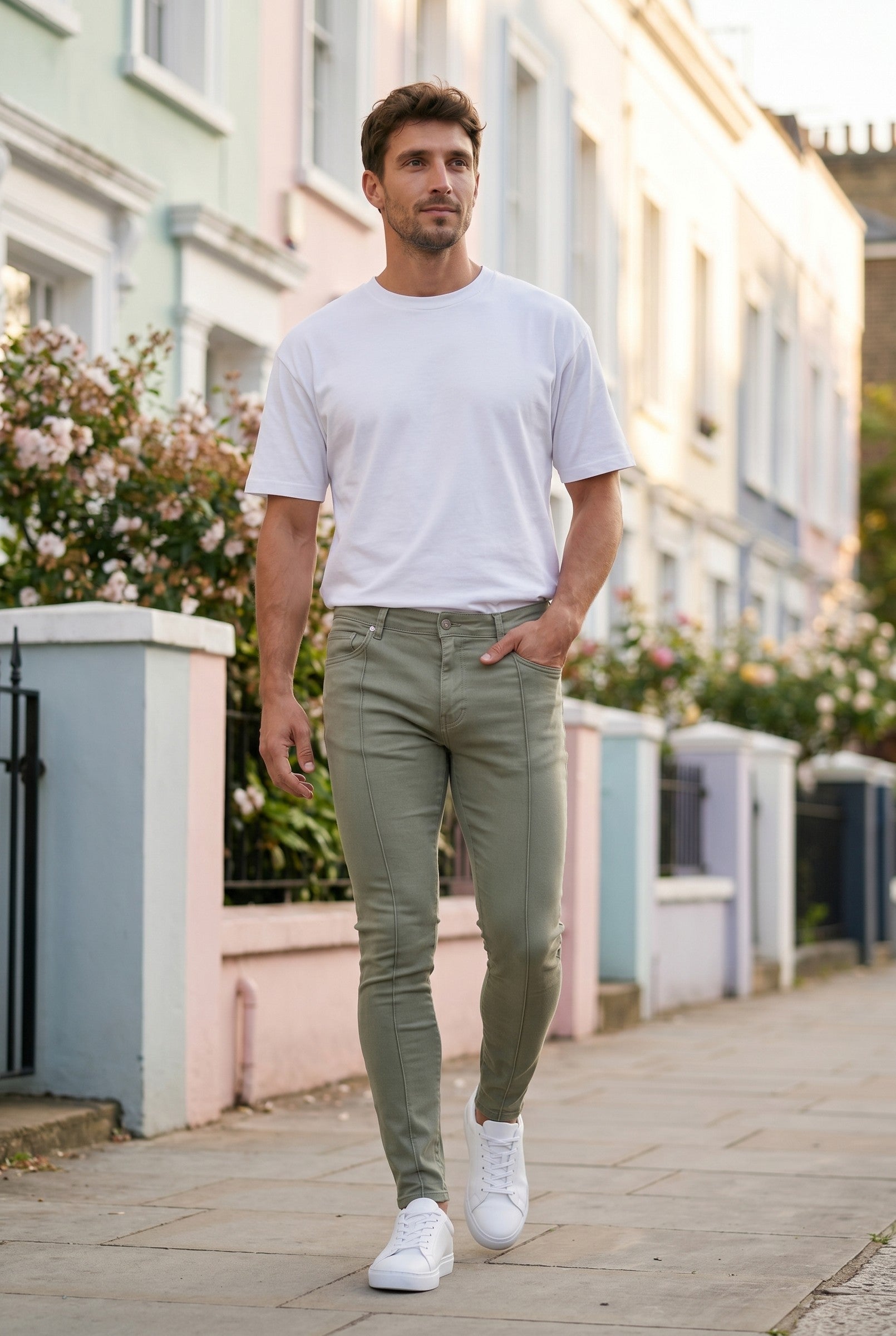 Men's Non-Rip Skinny Stretch Jeans | Blackstone London