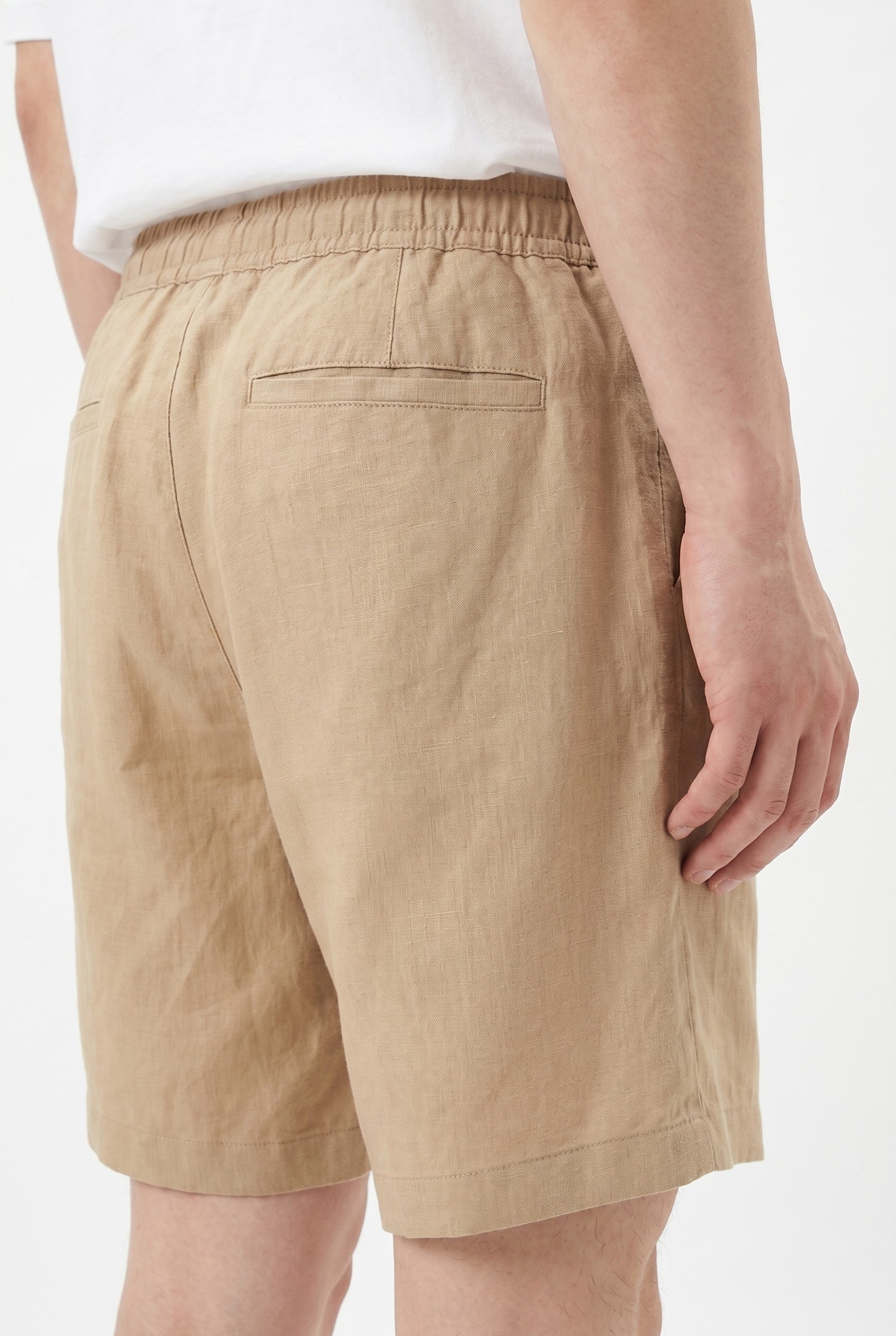 Men's Linen Drawstring Shorts | Blackstone London