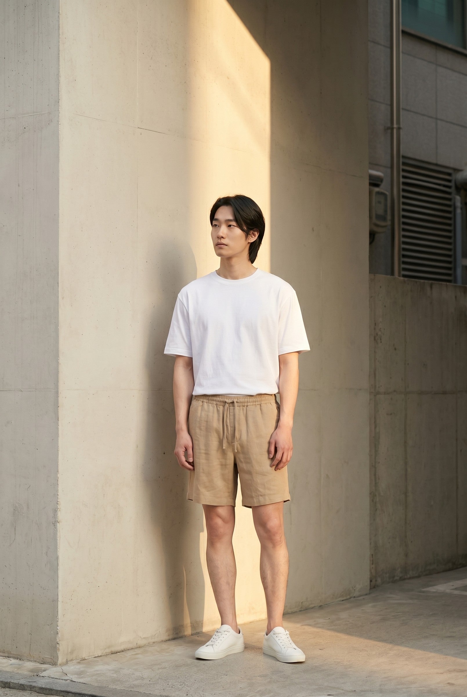 Men's Linen Drawstring Shorts | Blackstone London