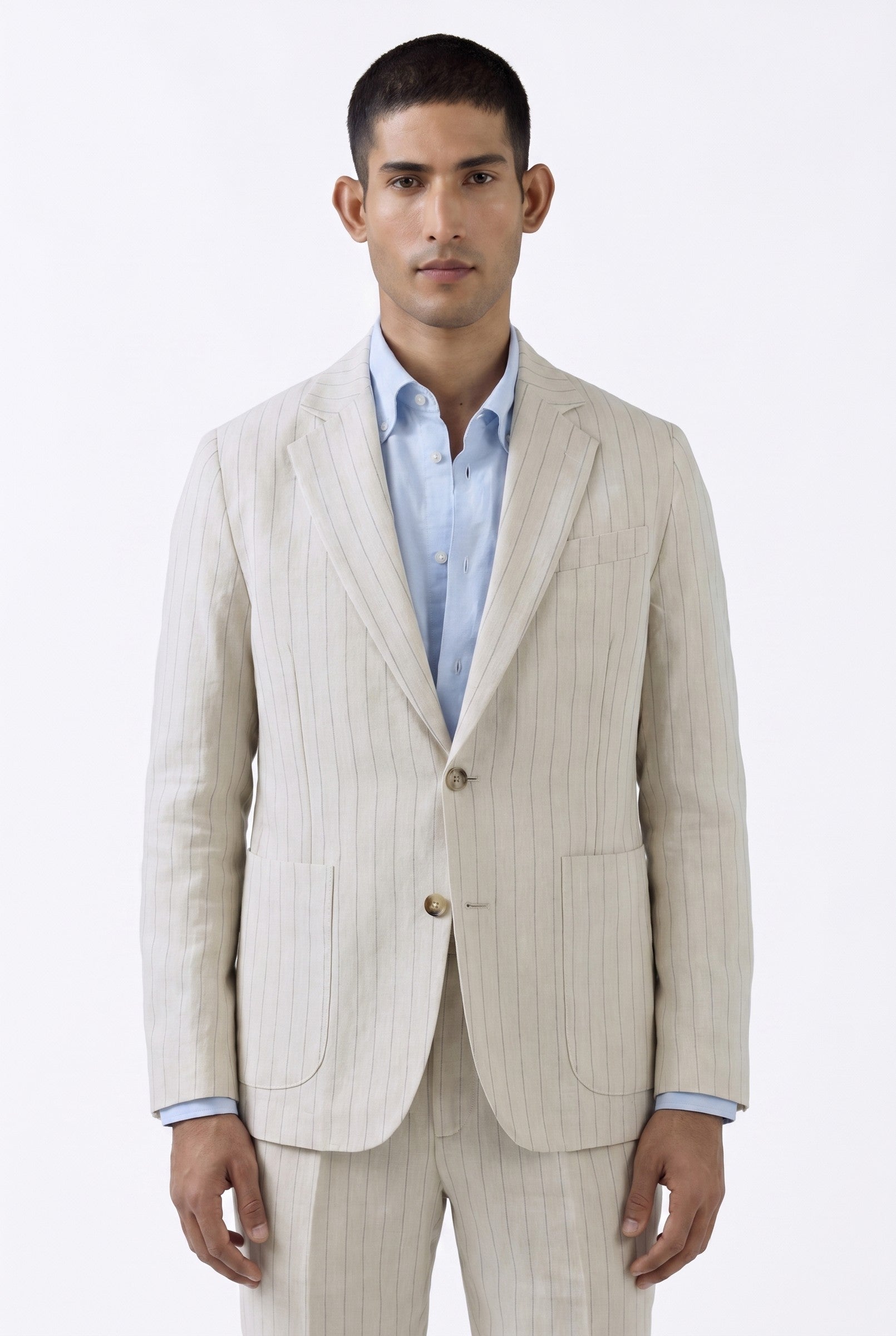 Men's Linen Tailored Blazer | Blackstone London