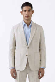 Men's Linen Tailored Blazer | Blackstone London