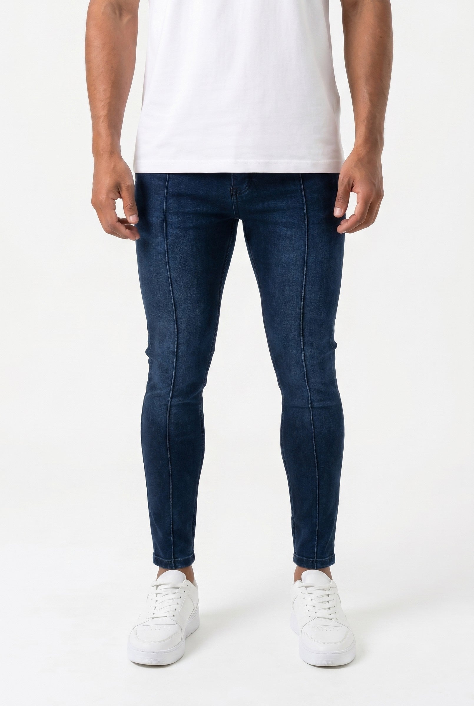 Men's Non-Rip Skinny Stretch Jeans | Blackstone London
