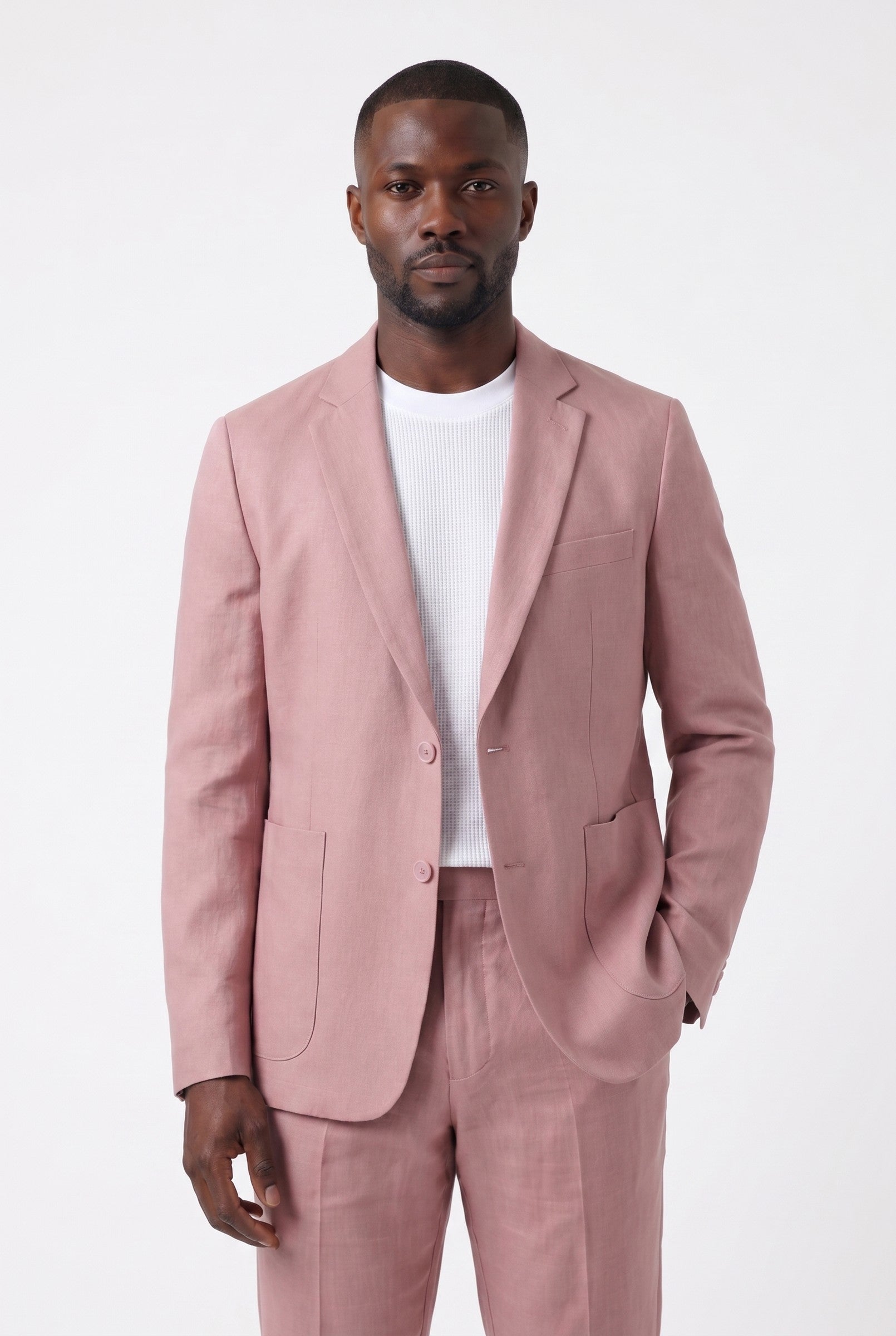 Men's Linen Tailored Blazer | Blackstone London
