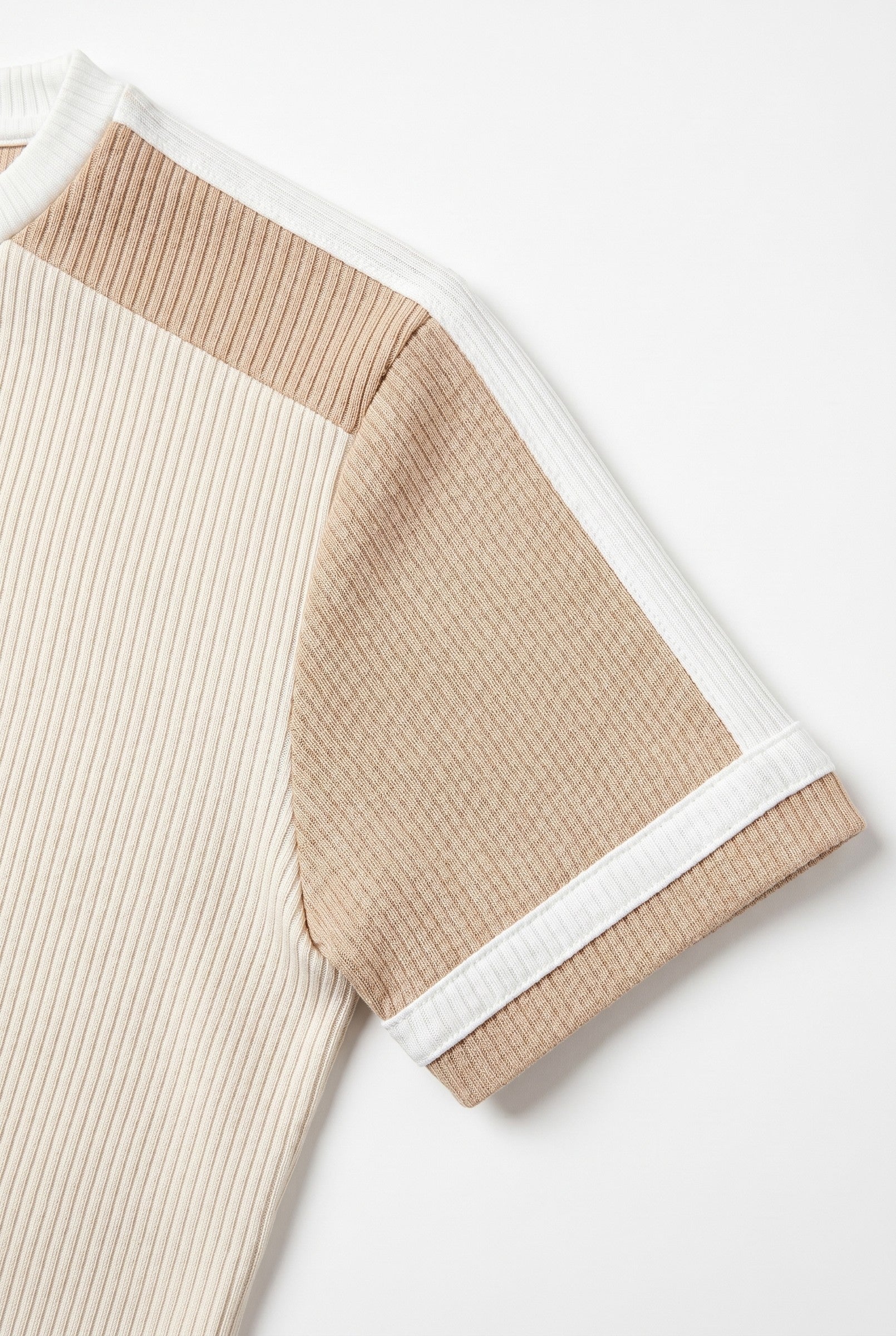 Men's Textured Colour Blocked T-Shirt | Blackstone London
