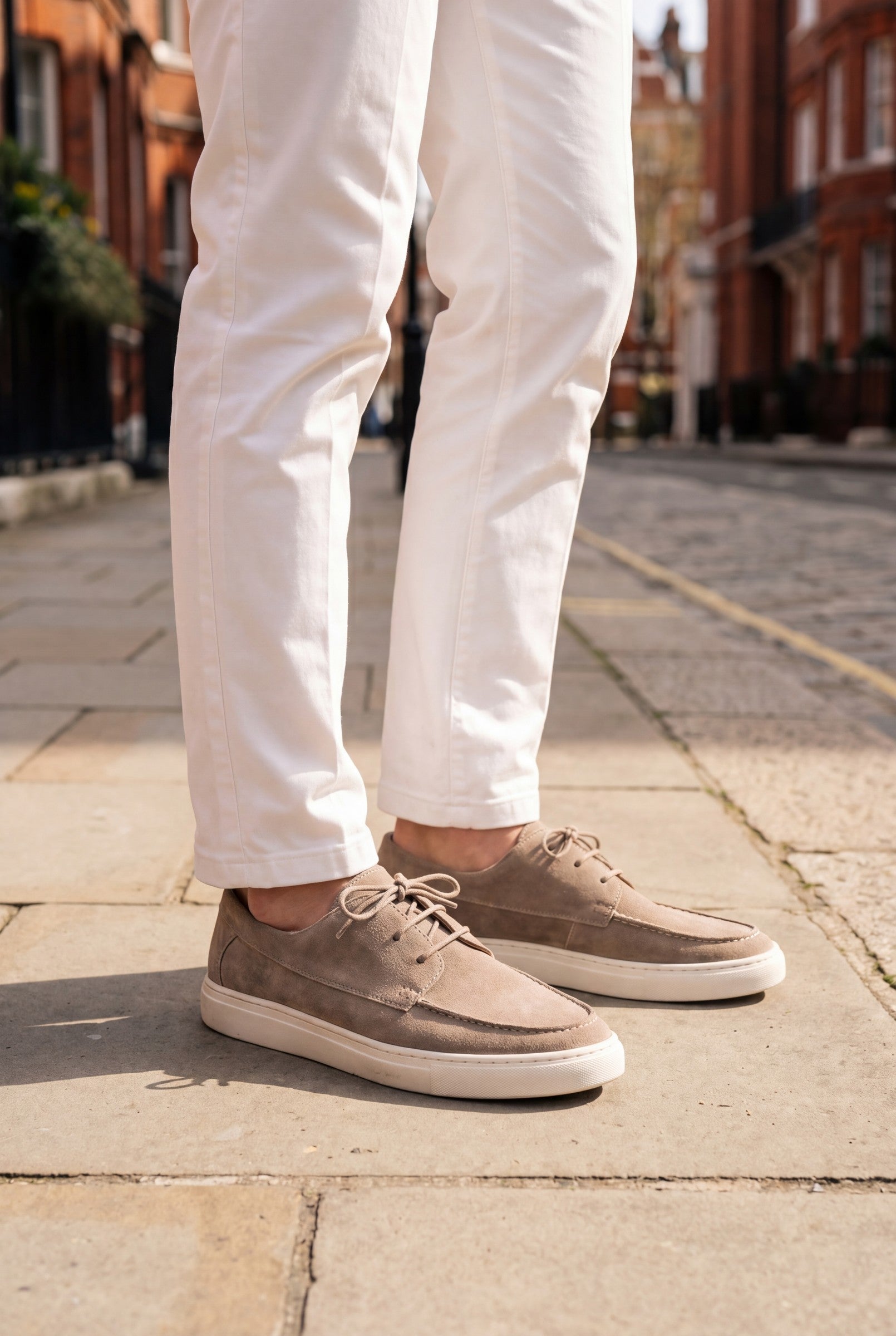 Men's Suede Deck Shoes | Blackstone London