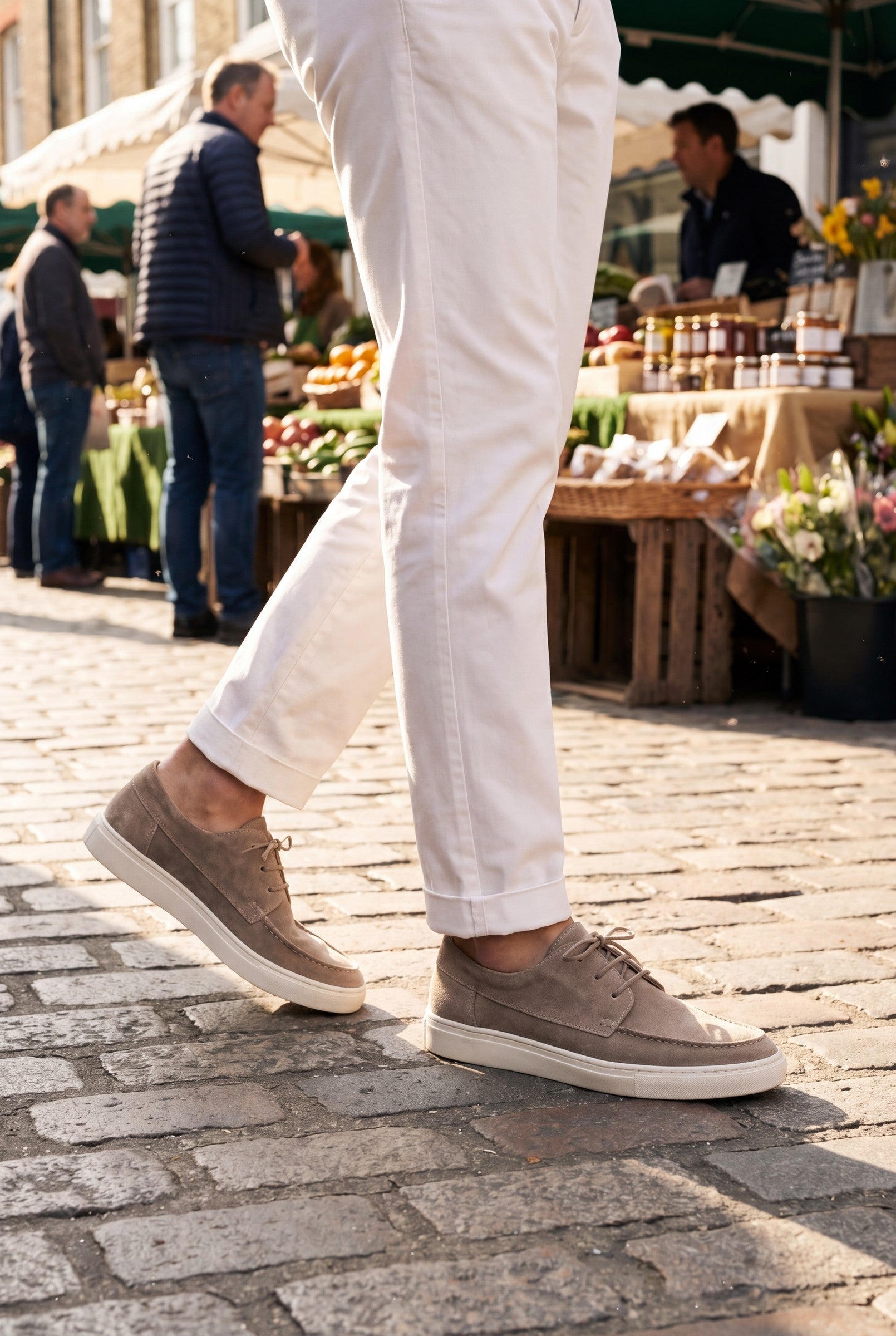 Men's Suede Deck Shoes | Blackstone London