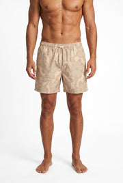 Men's Tropical Print Swim Shorts | Blackstone London