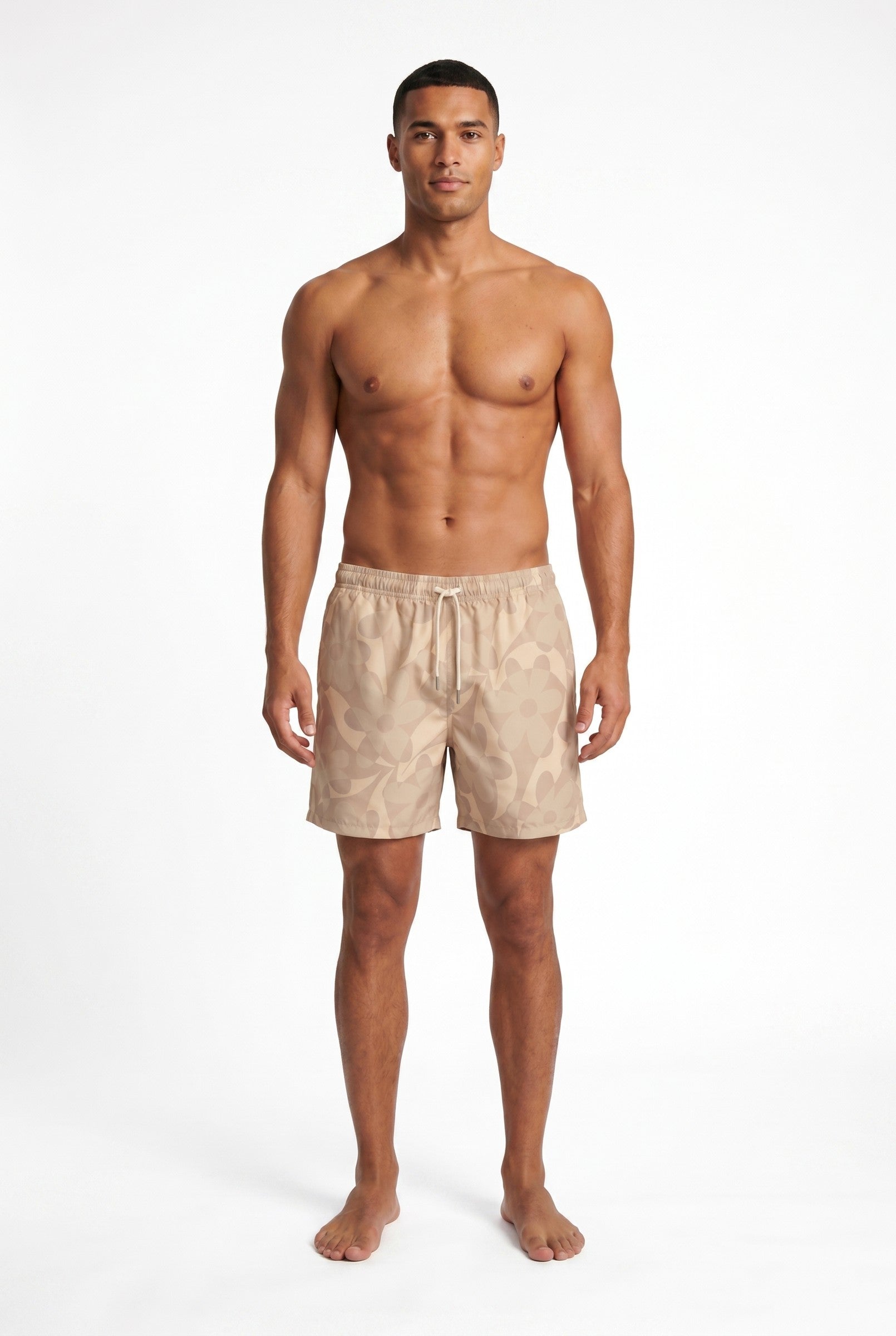 Men's Tropical Print Swim Shorts | Blackstone London