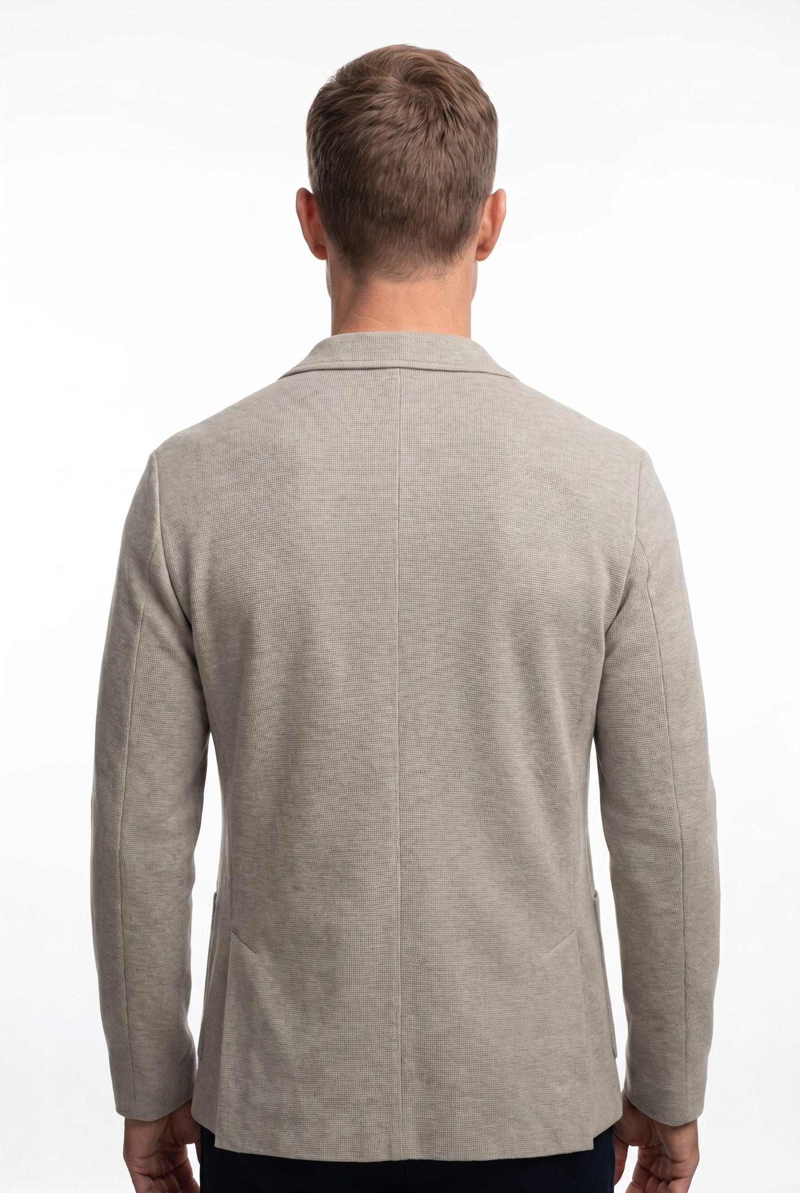 Men's Knitted Deconstructed Blazer | Blackstone London