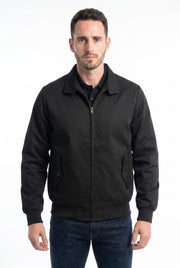 Men's Premium Tartan-Lined Harrington Jacket | Blackstone London