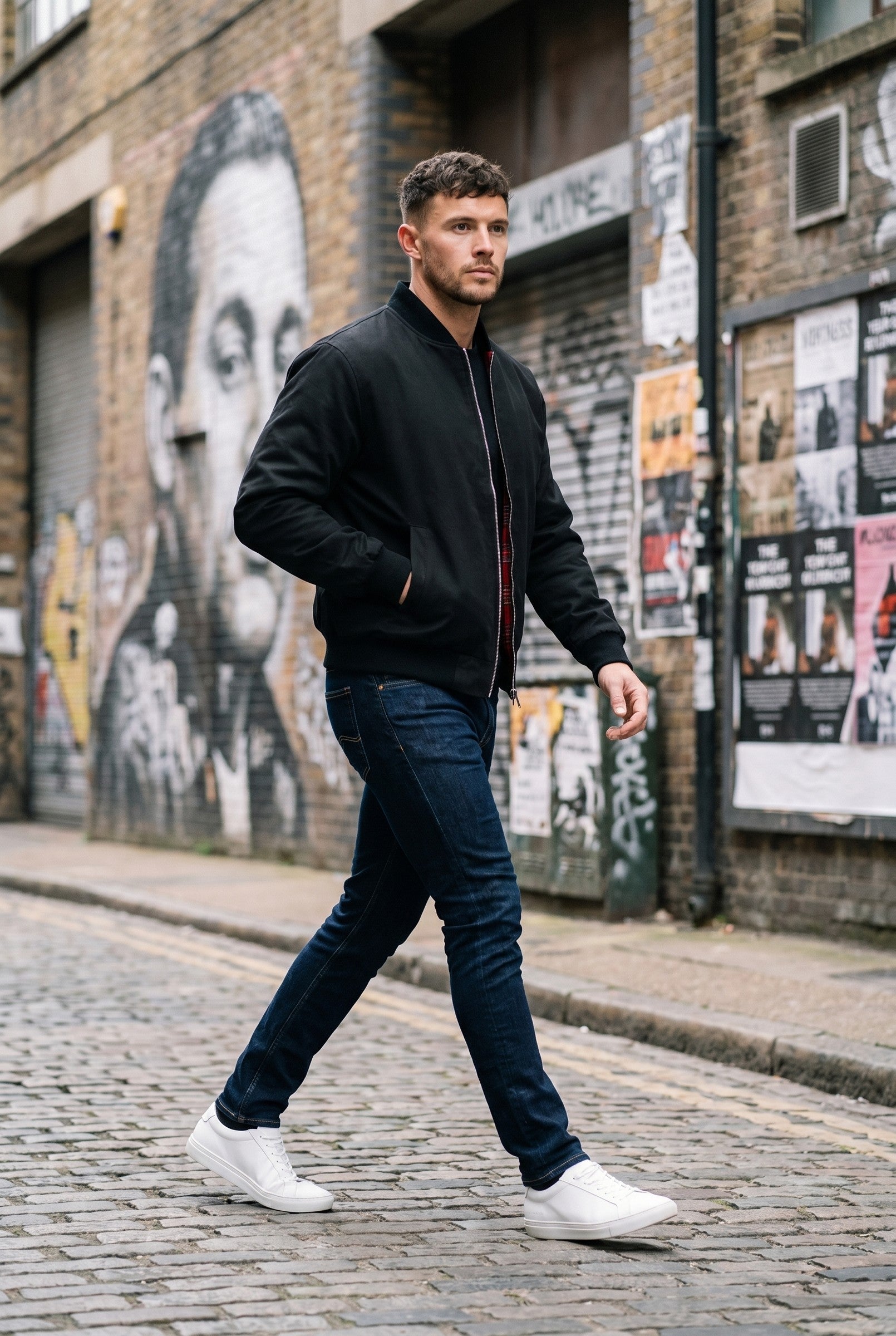 Men's Harrington Bomber Jacket | Blackstone London