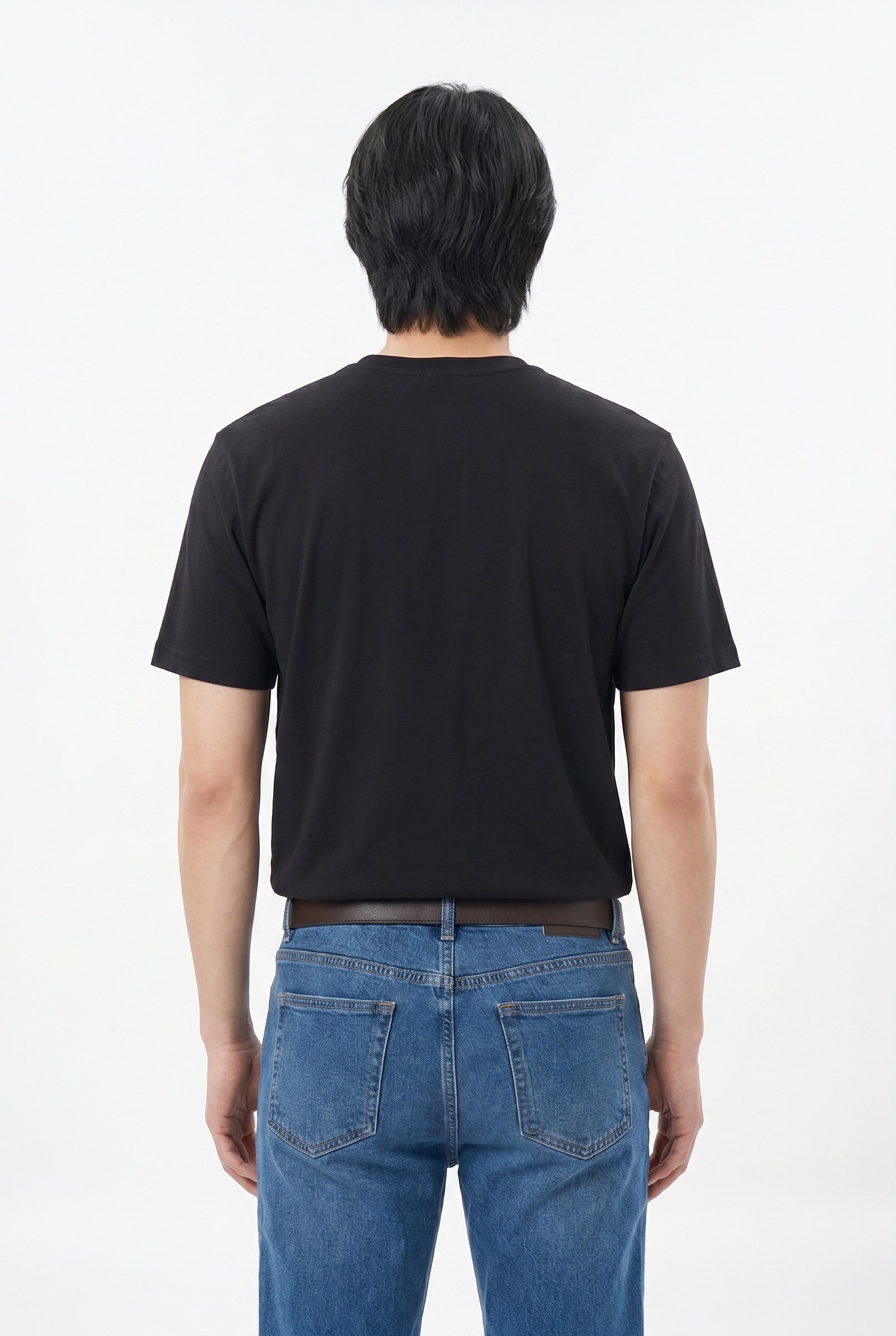 Men's Midweight Cotton Crew Neck T-Shirt | Blackstone London