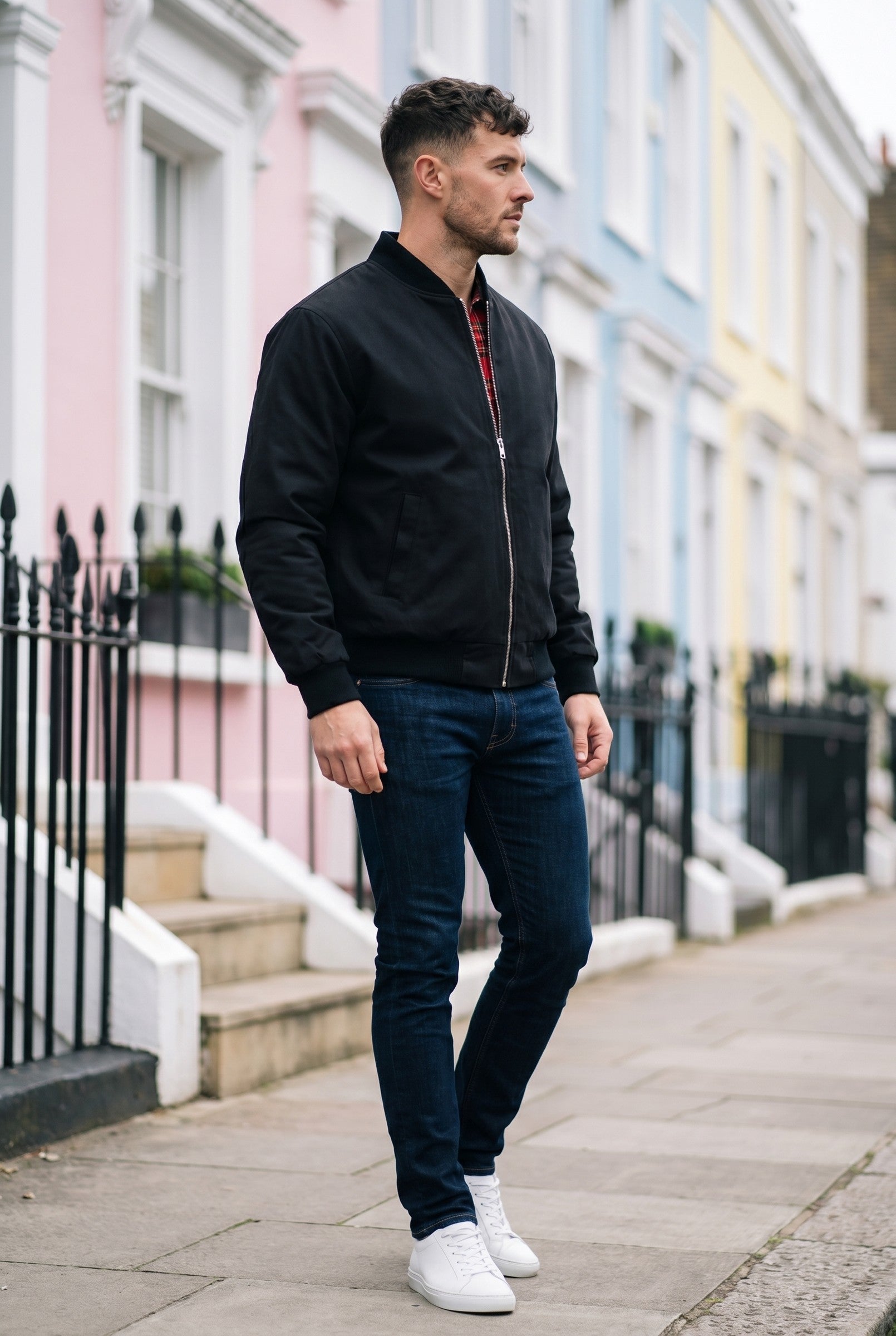 Men's Harrington Bomber Jacket | Blackstone London