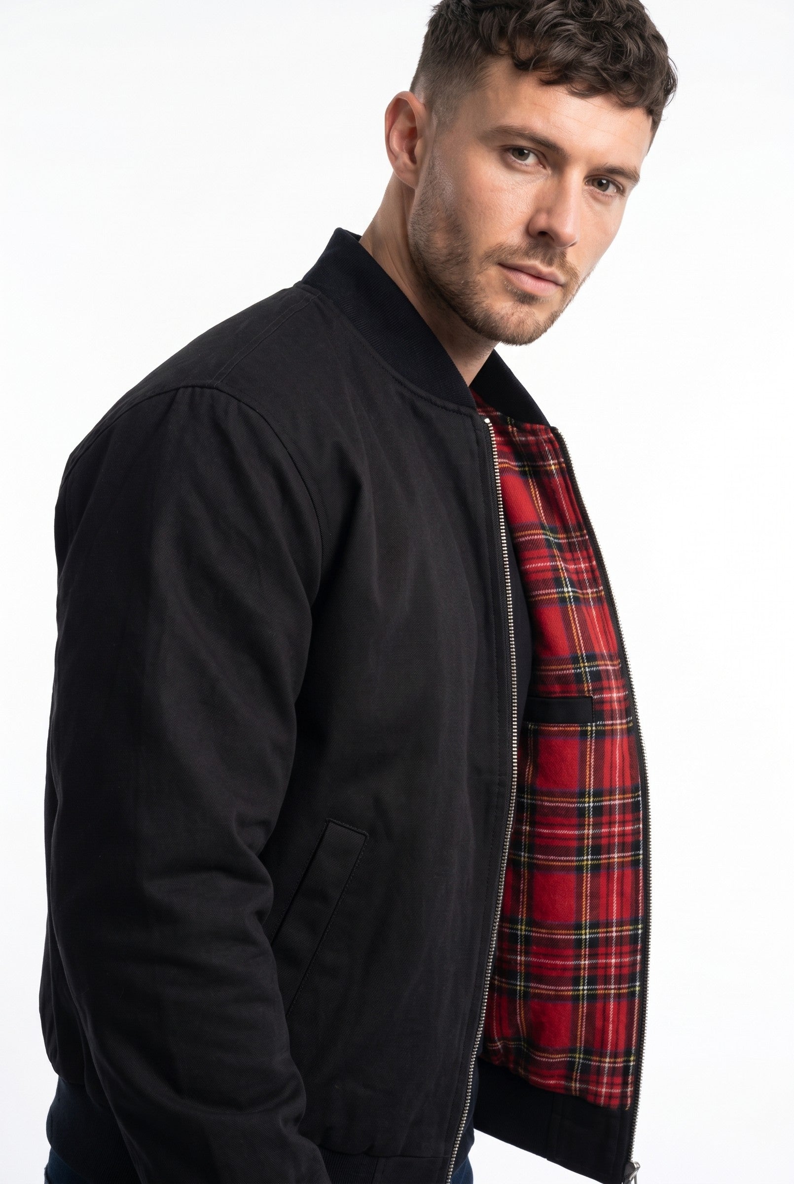 Men's Harrington Bomber Jacket | Blackstone London