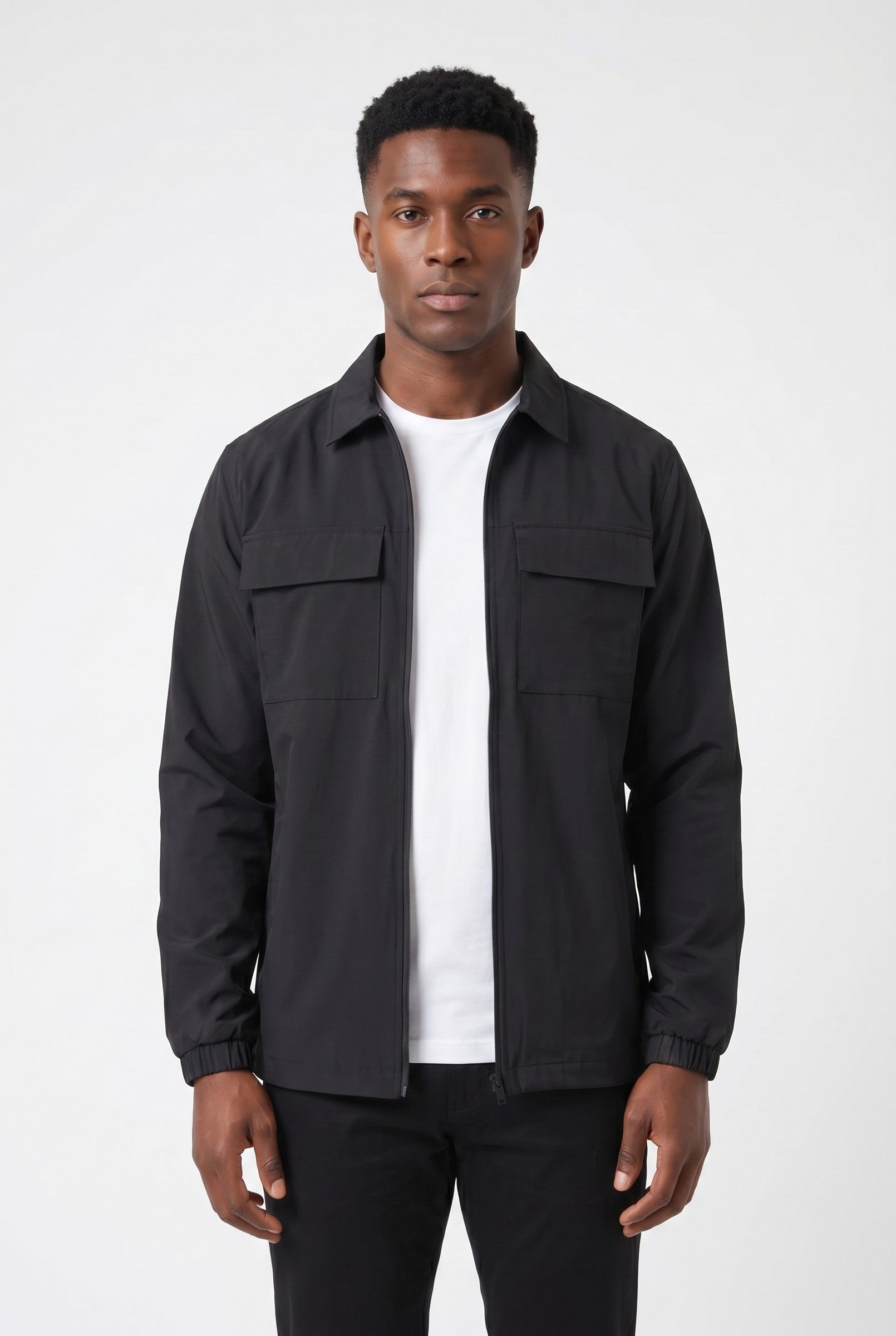 Men's Smart Utility Overshirt | Blackstone London