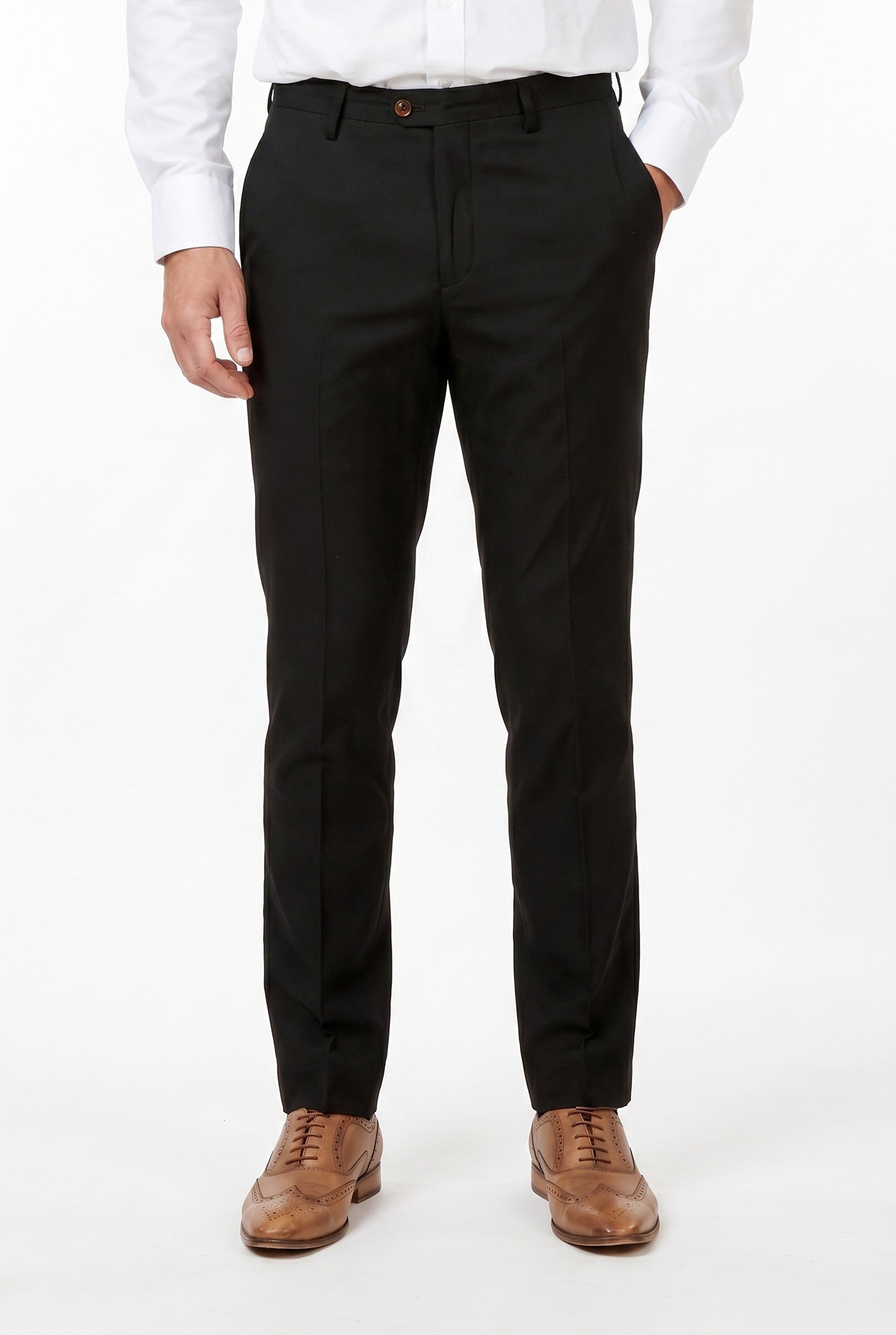 Men's Slim Fit Tailored Trousers | Blackstone London