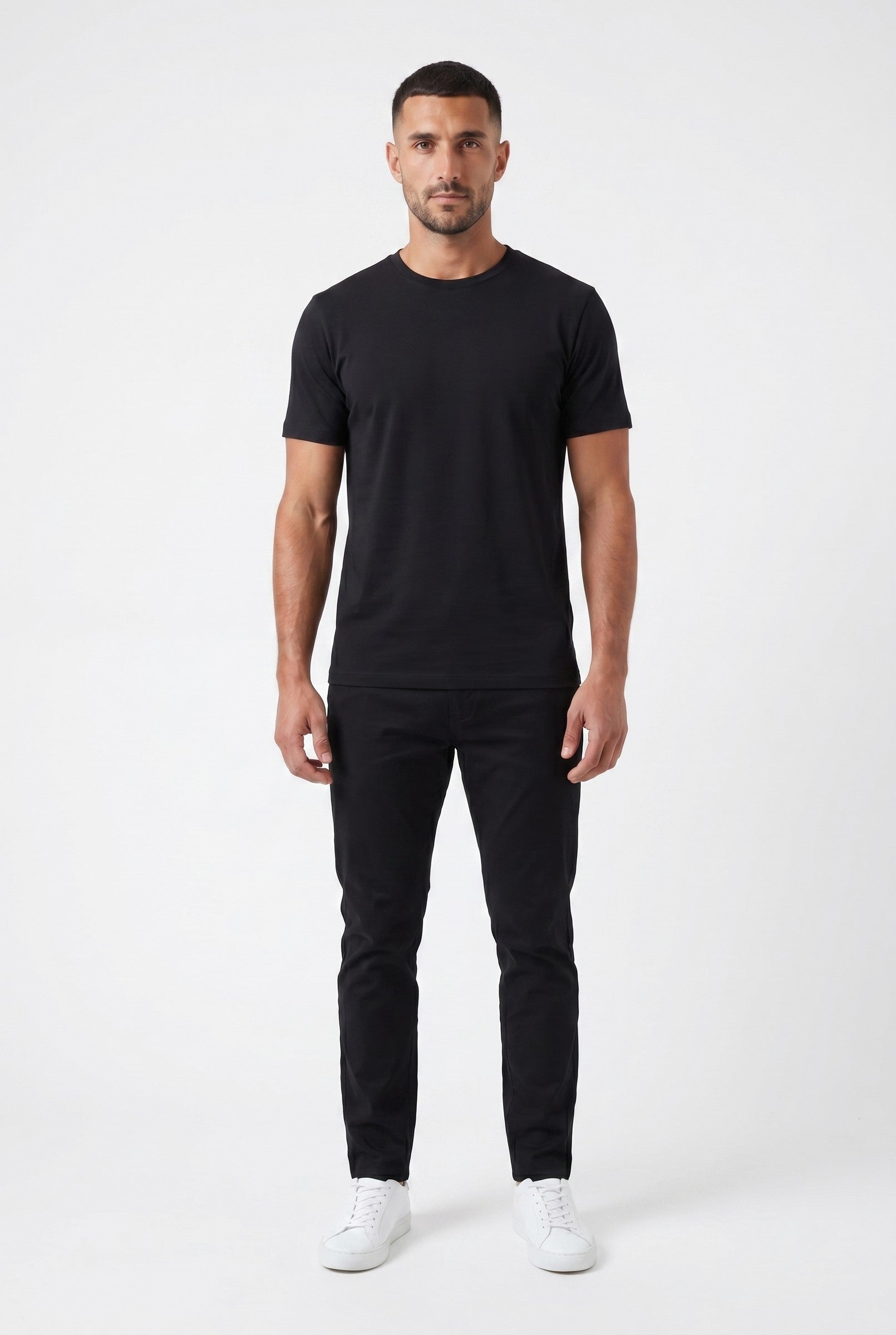 Men's Essential Slim Fit Cotton Stretch T-Shirt | Blackstone London