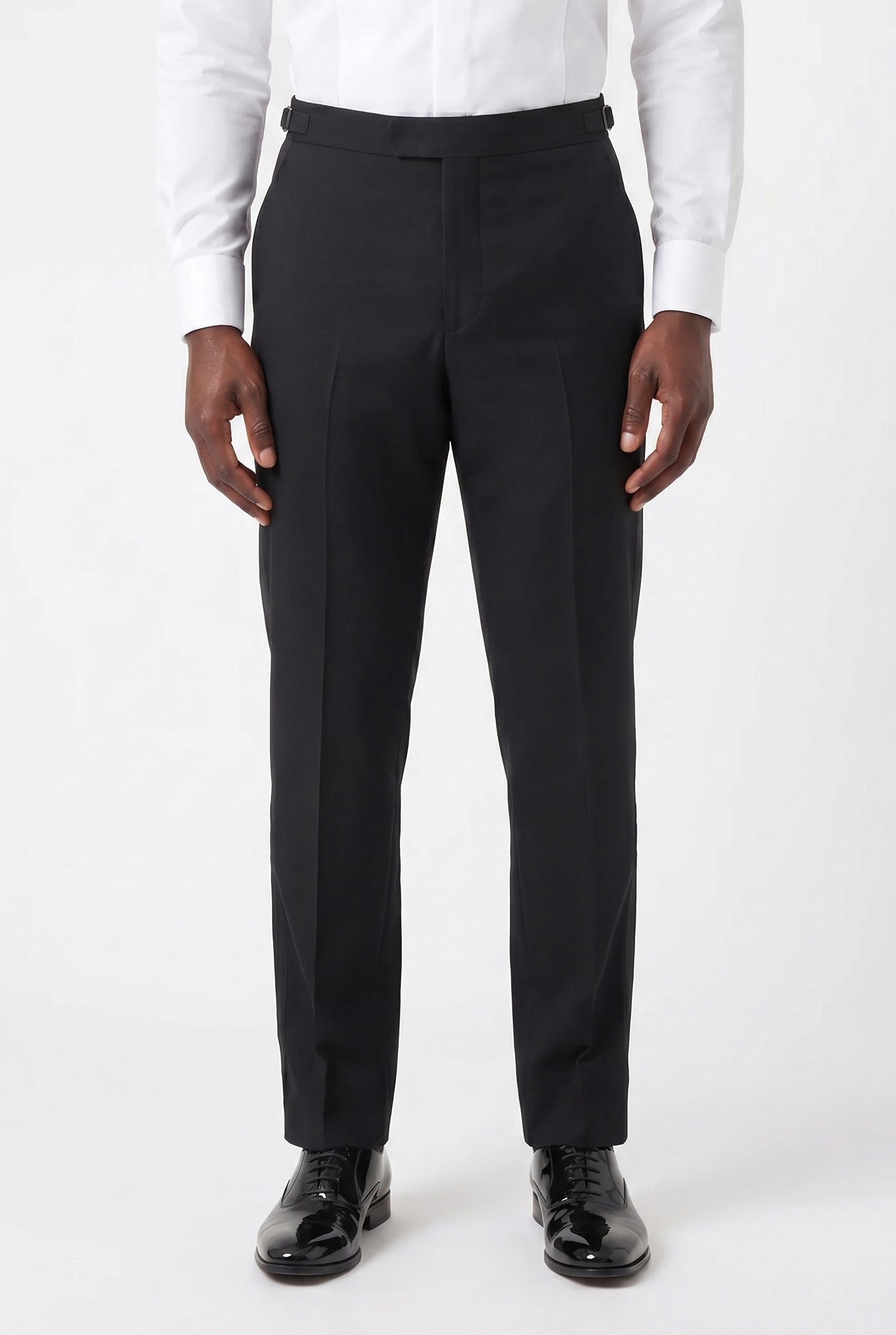 Men's Black Classic Tuxedo Trousers | Blackstone London