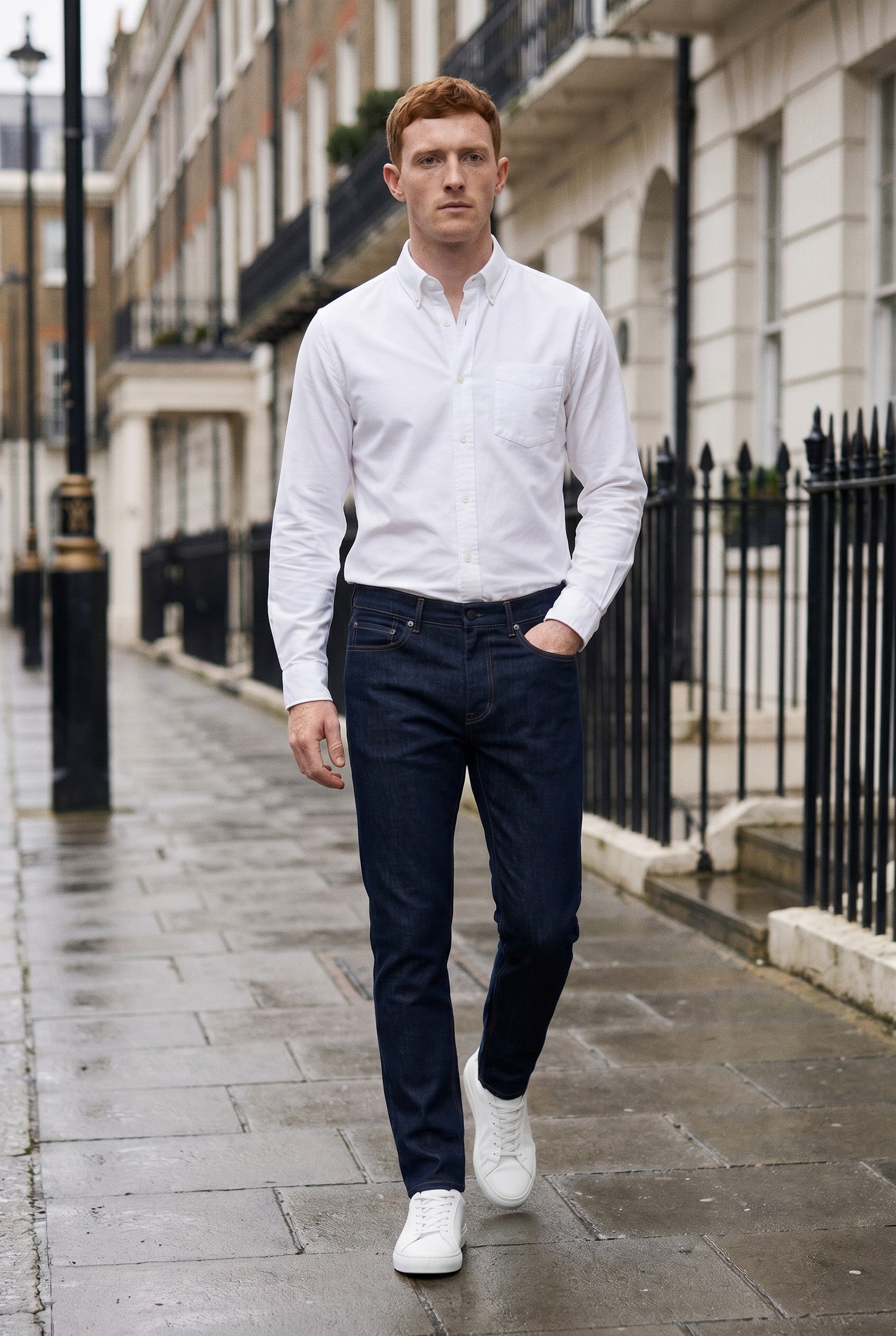 Men's Slim Fit Stretch Jeans | Blackstone London