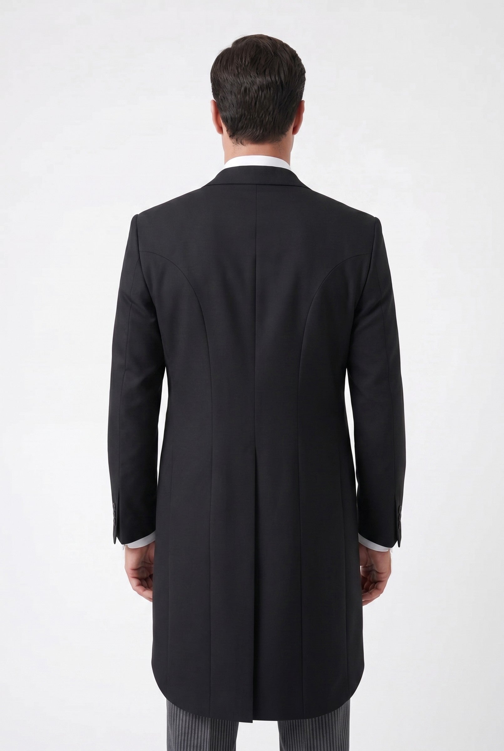 Men's Black Morning Coat | Blackstone London