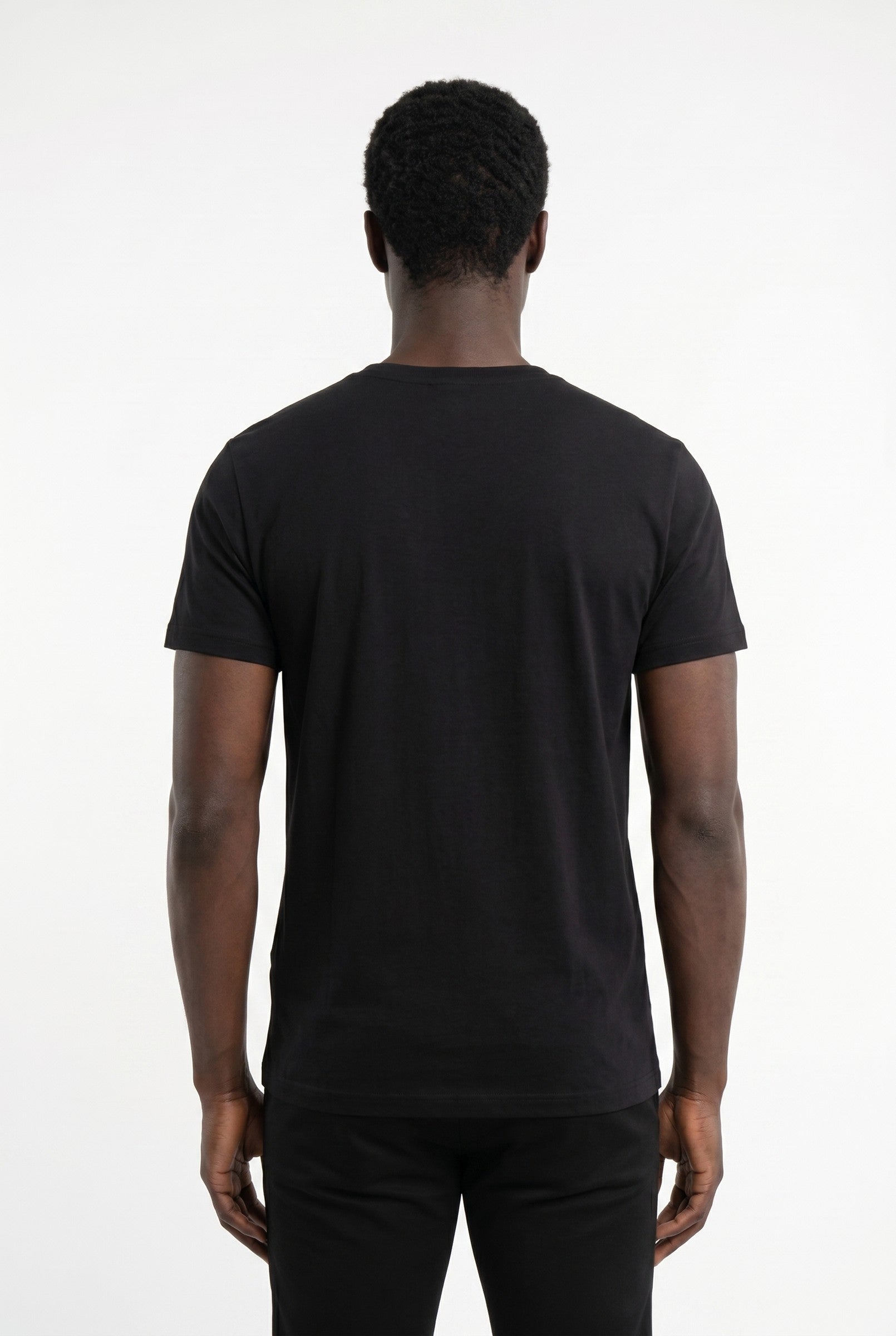 Men's Eyelet Crew Neck T-Shirt | Blackstone London