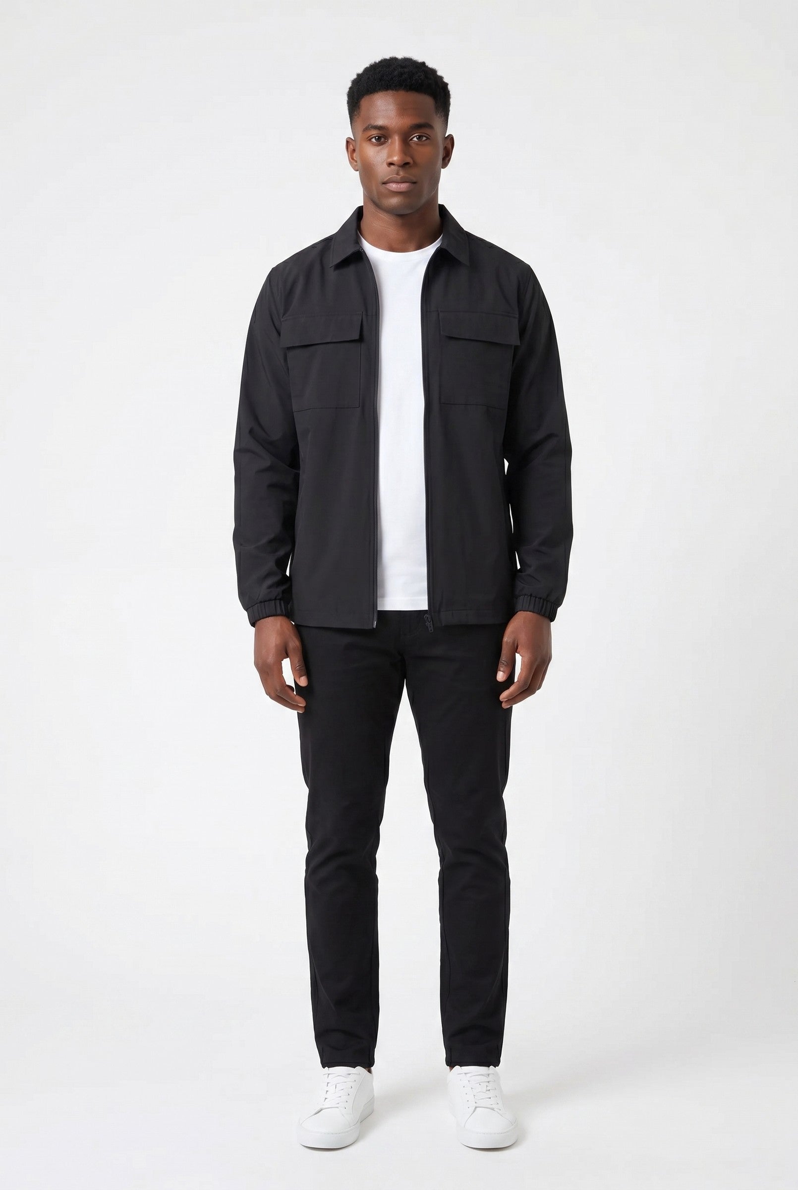 Men's Smart Utility Overshirt | Blackstone London