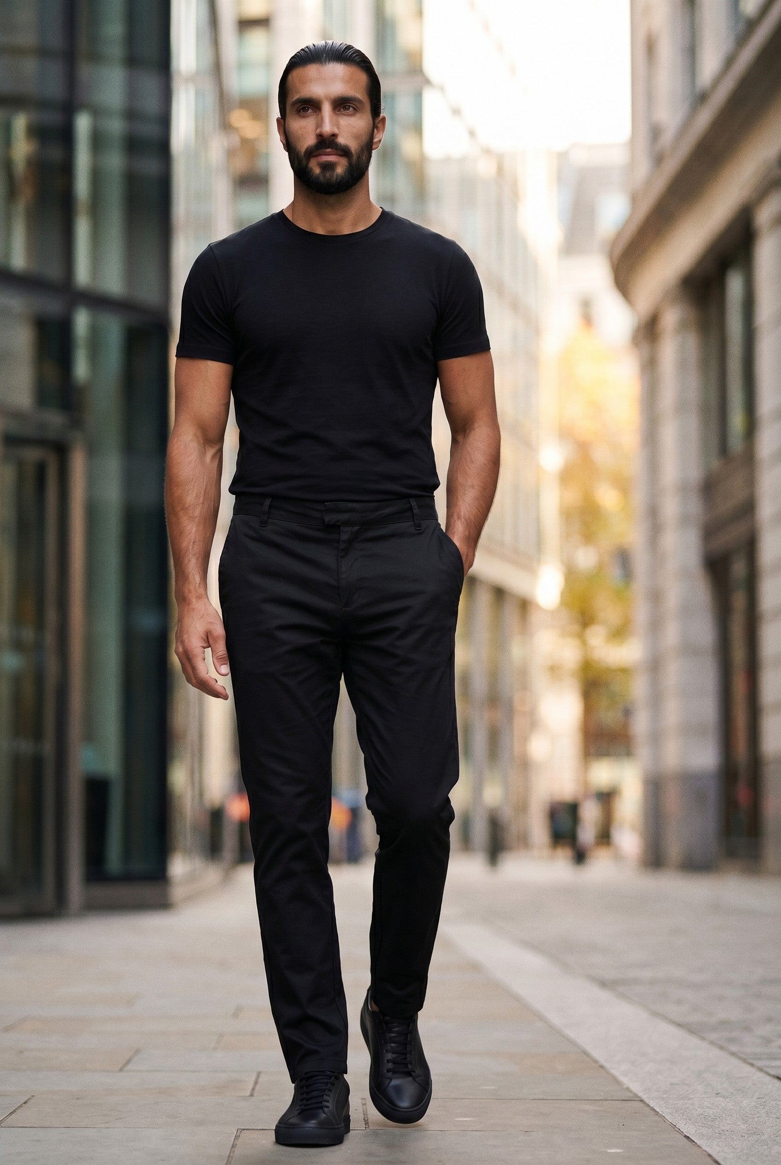 Men's Slim Fit Tailored Chino | Blackstone London